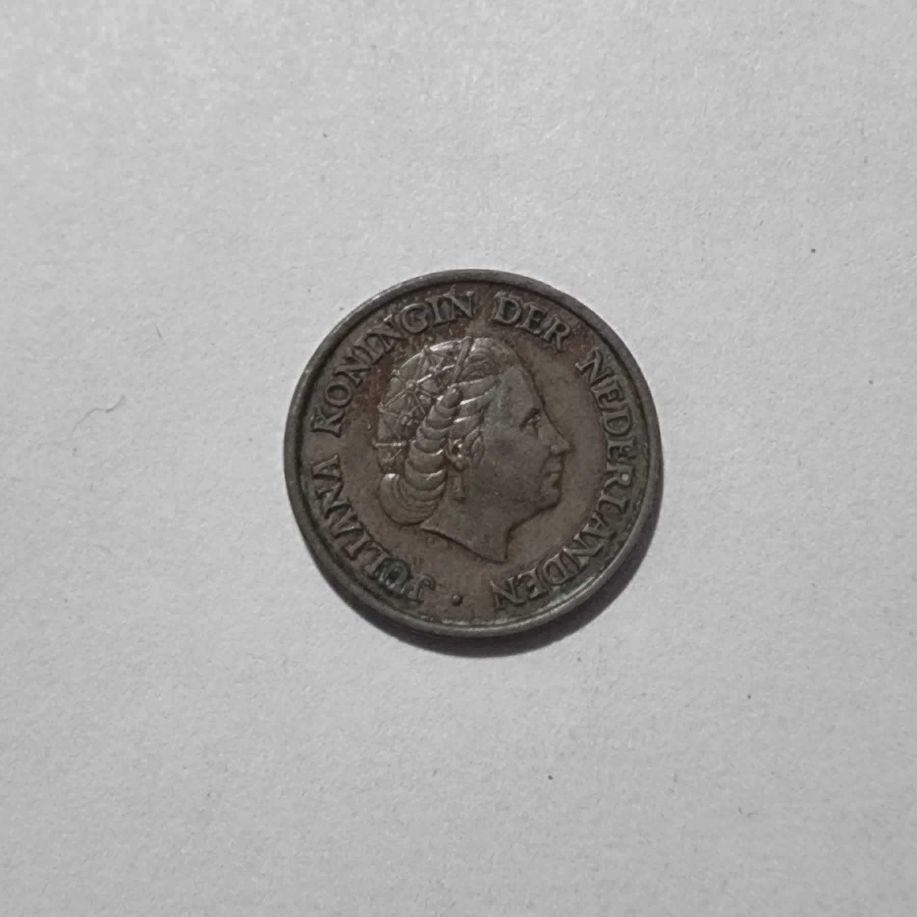 Anverso de 5 Cents, 19x0, Países Bajos