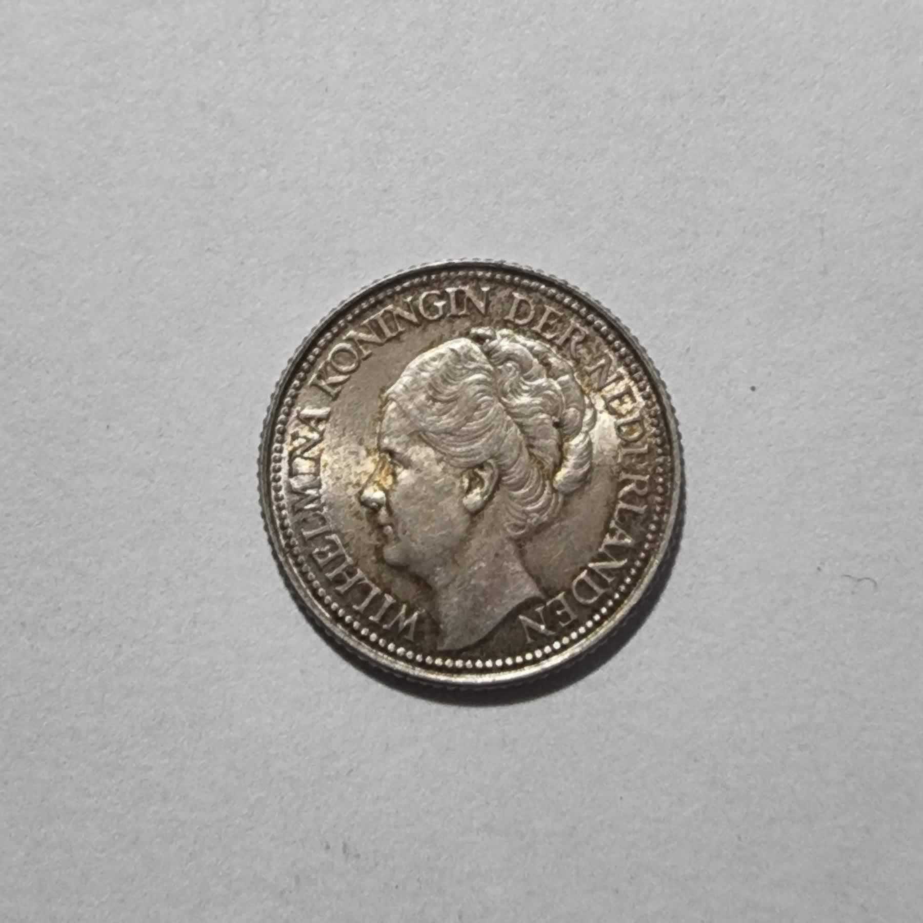 Anverso de 1/4 Gulden, 1947 (u), Curacao · Reino de P. Bajos