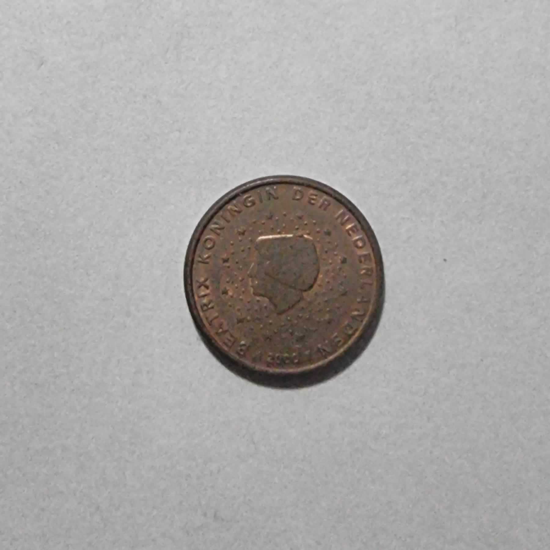 Anverso de 1 Cent, 2000
