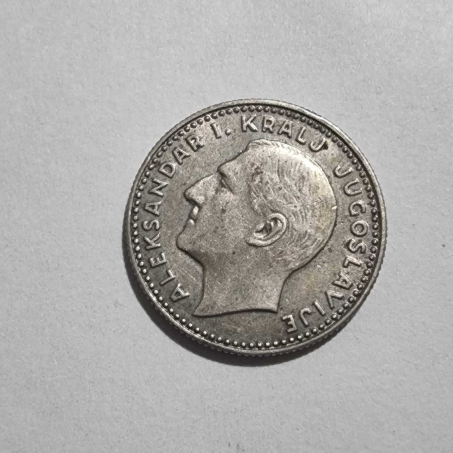 Anverso de 10 Dinara, 1931