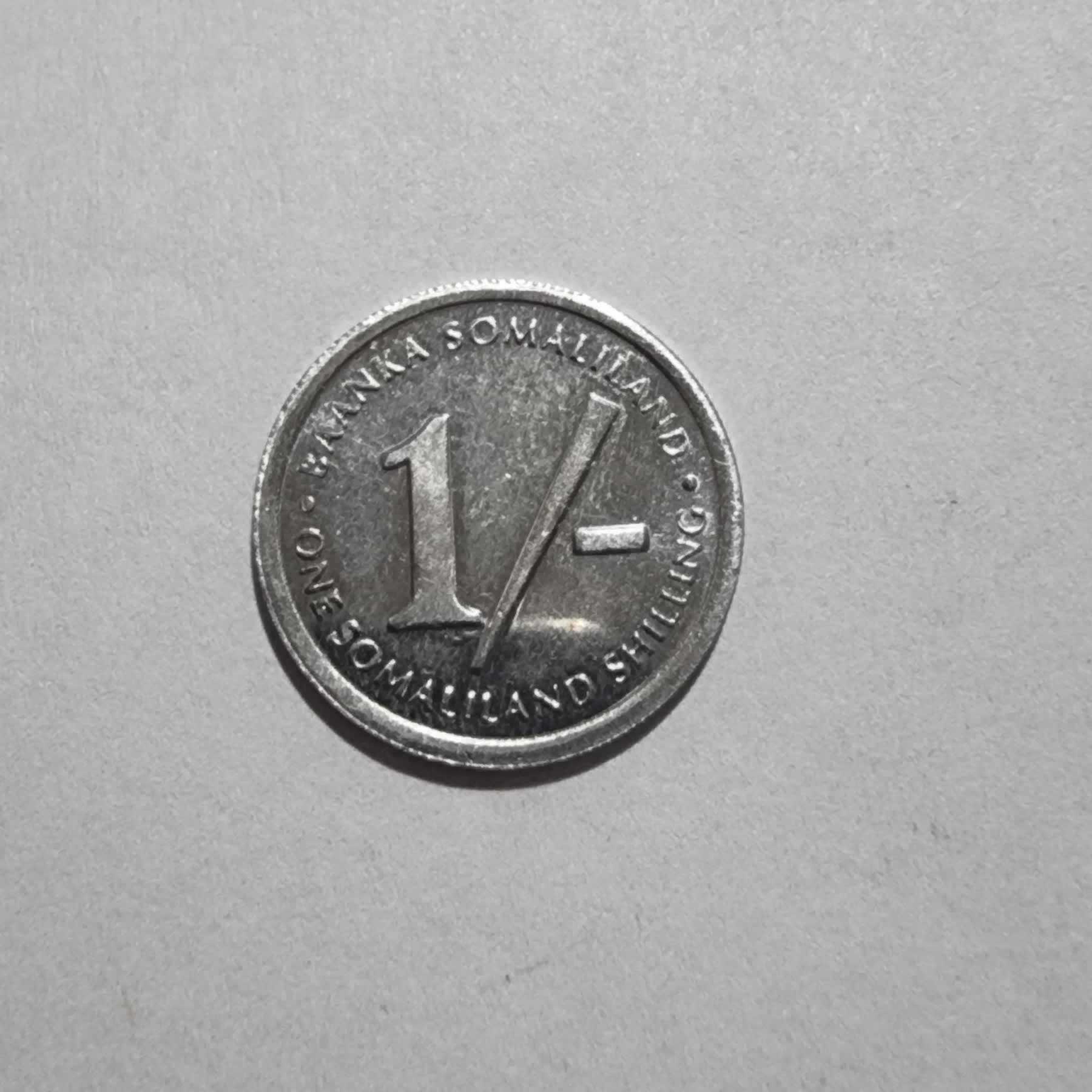 Reverso de 1 Shilling, 1994 PM, Somalilandia