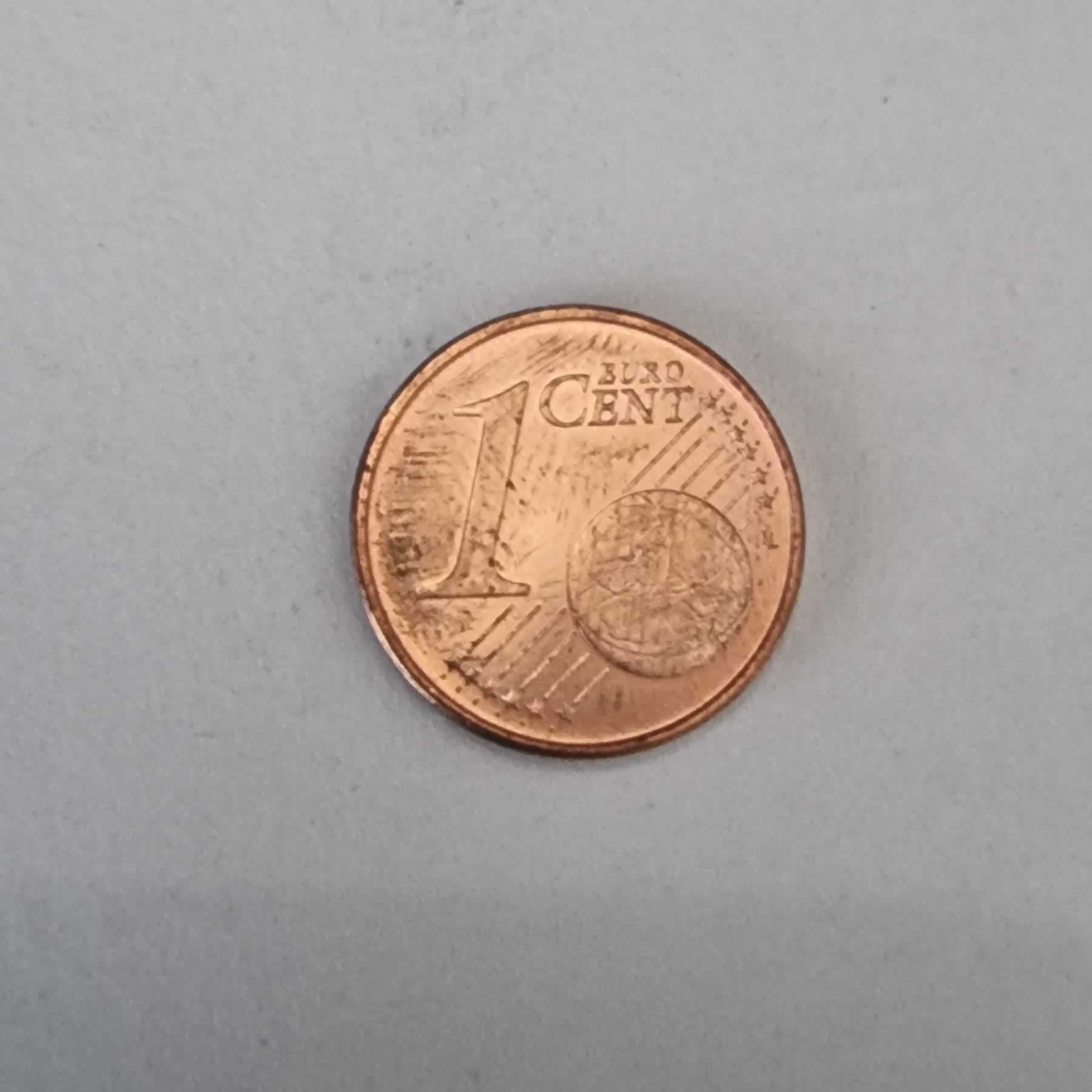 Reverso de 1 Cent, 2017