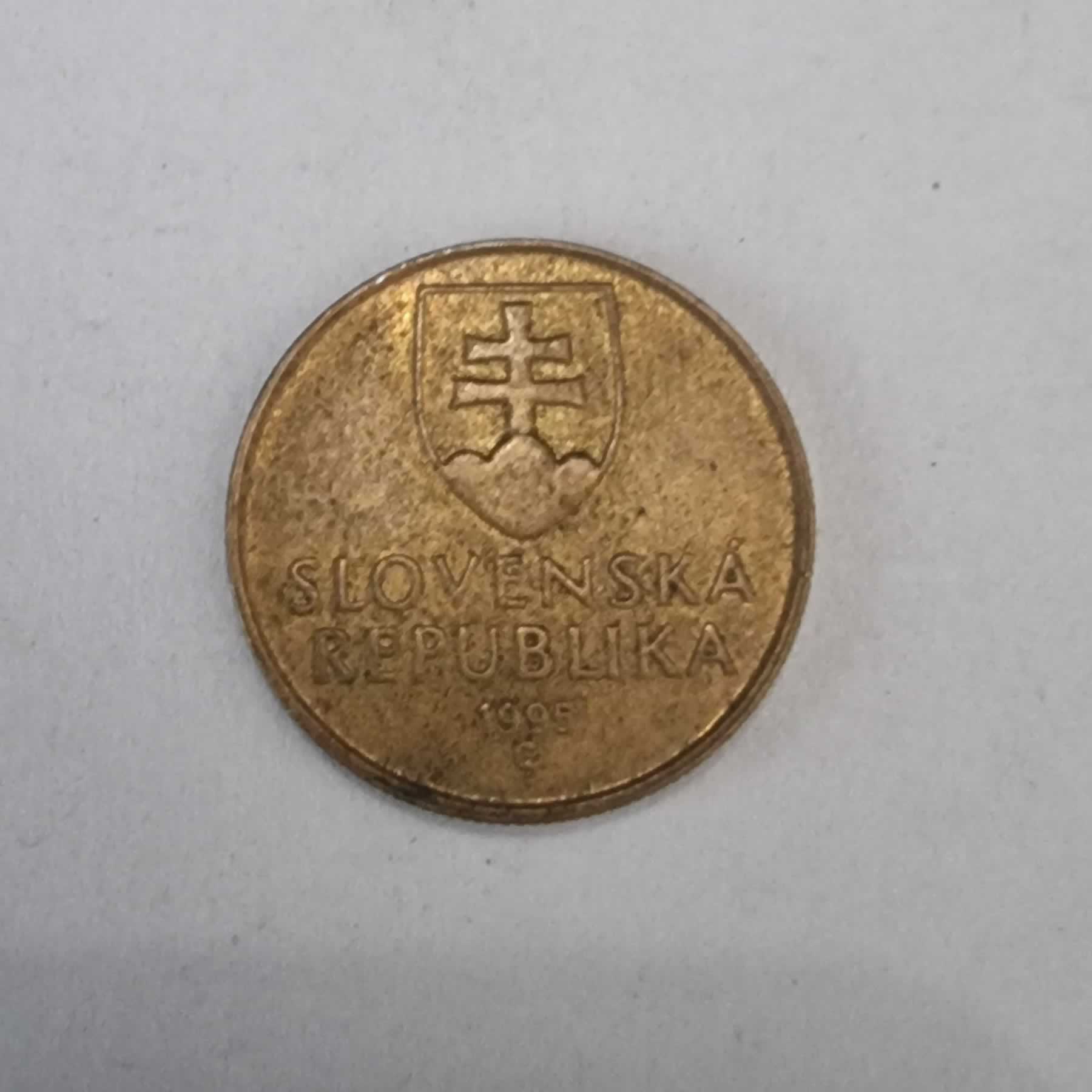 Anverso de 1 Koruna, 1995