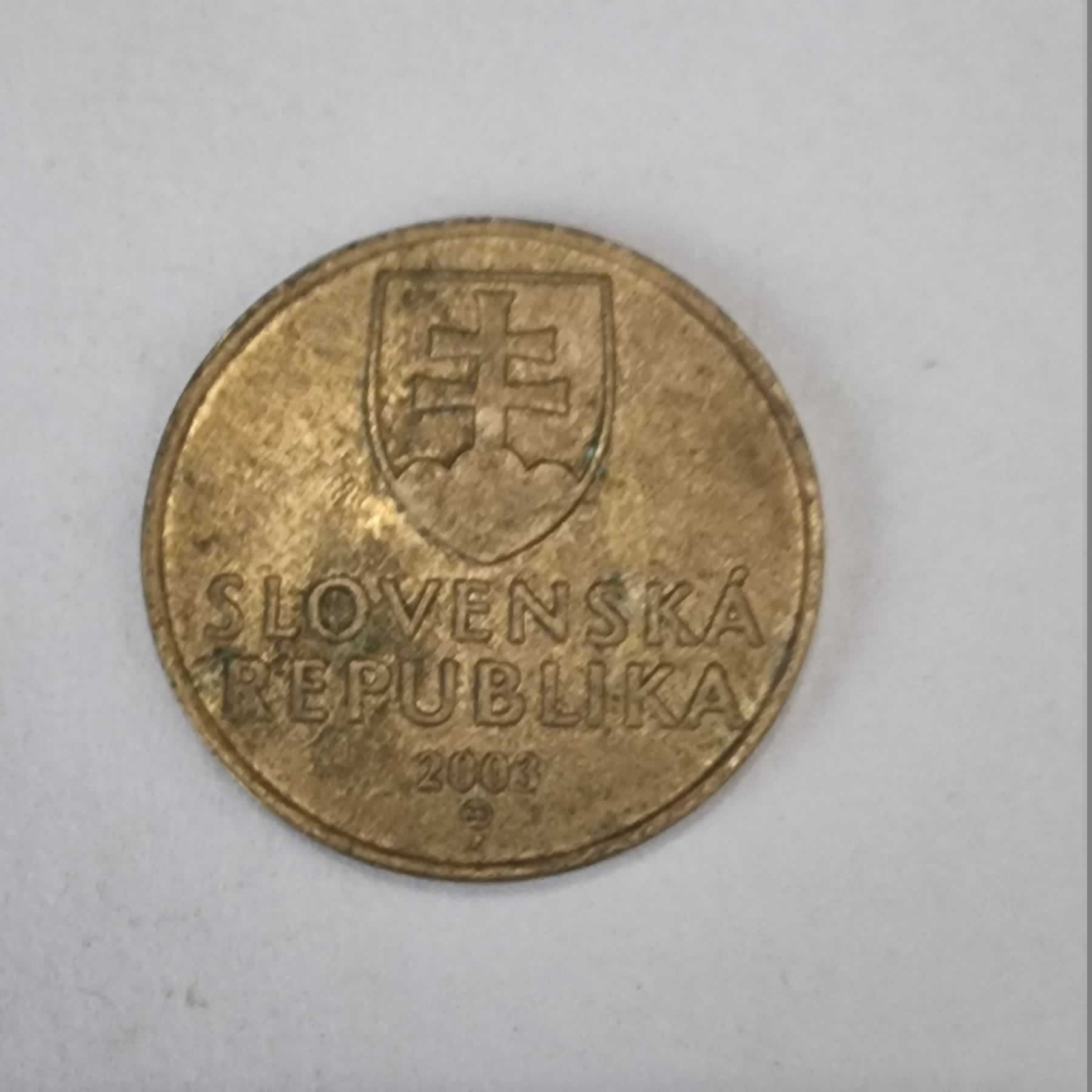 Anverso de 10 Koruna, 2003