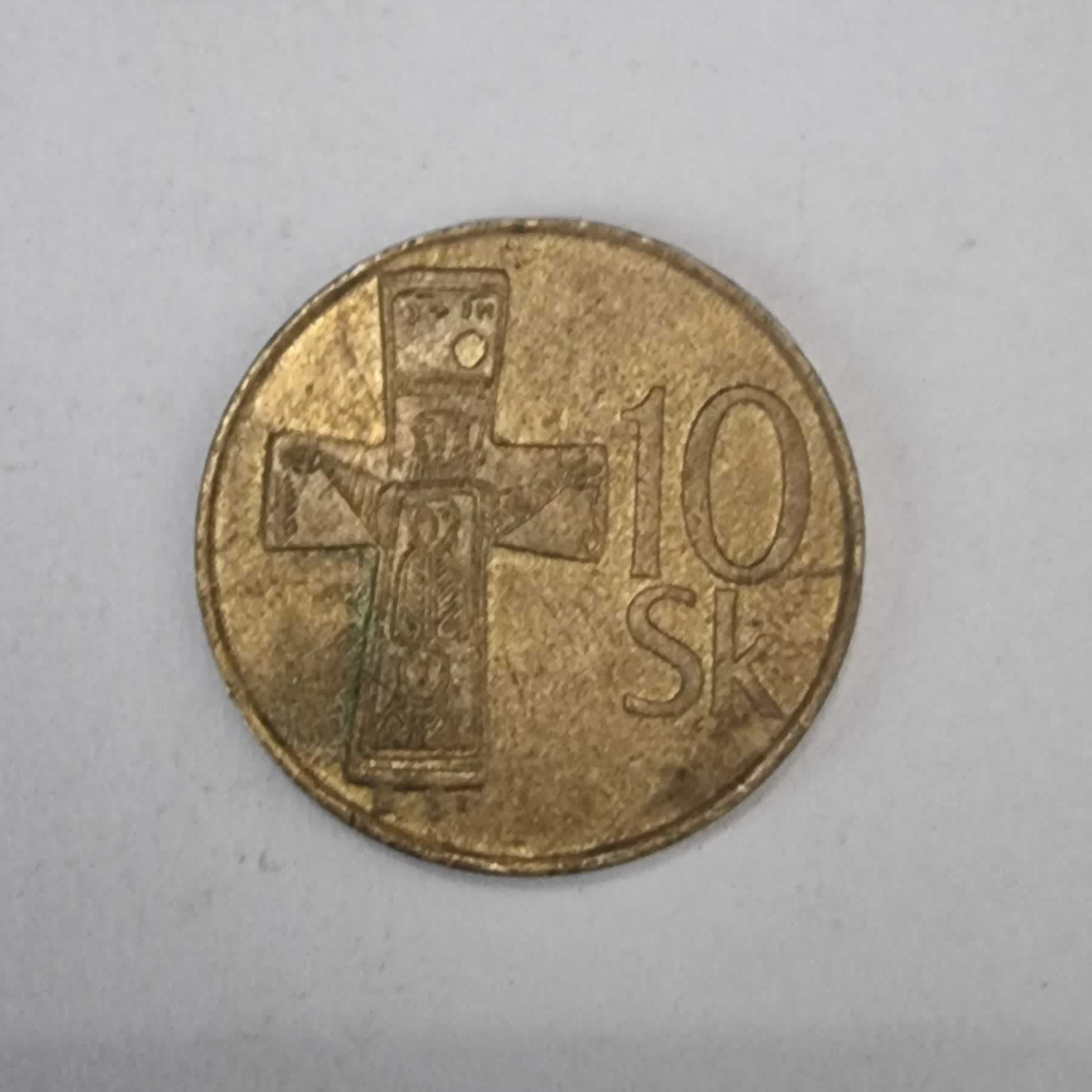 Reverso de 10 Koruna, 2003