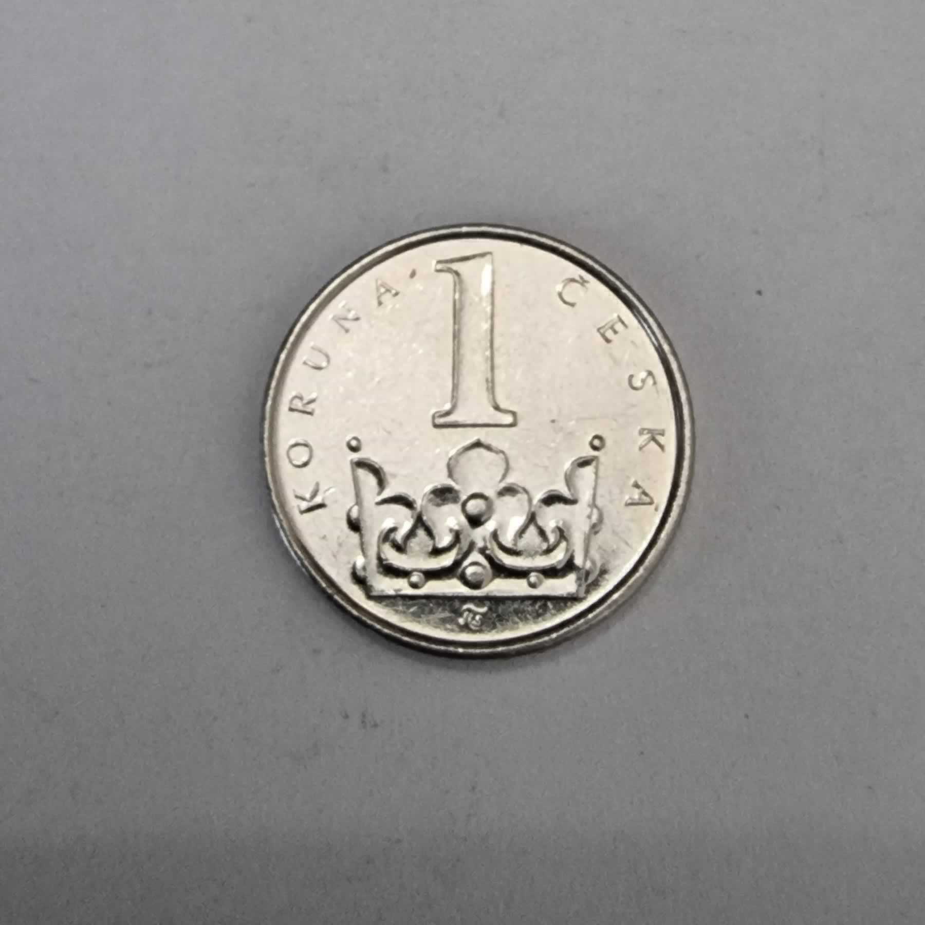 Reverso de 1 Koruna, 2013