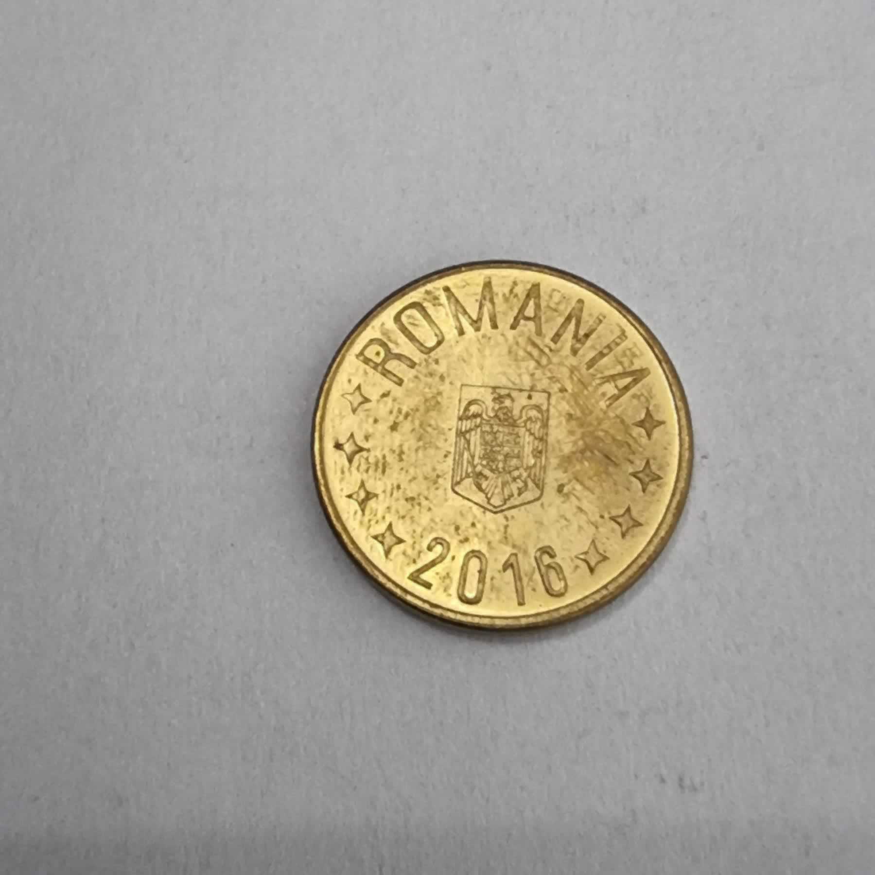 Anverso de 1 Ban, 2016, Rumania · República