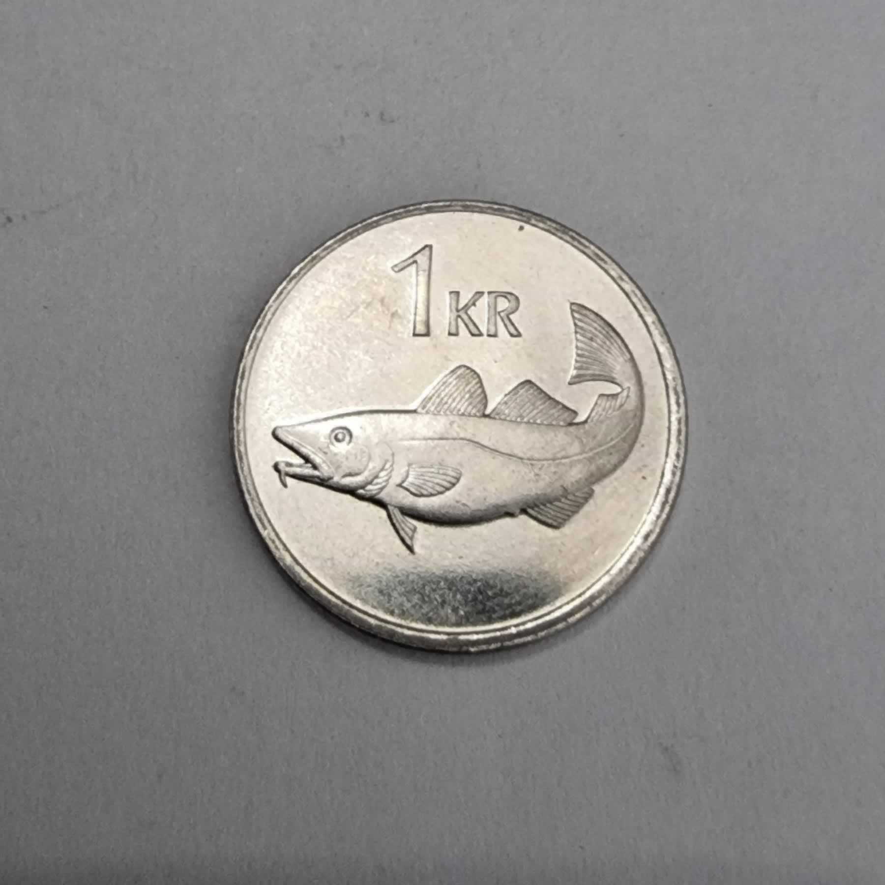 Reverso de 1 Króna, 1999
