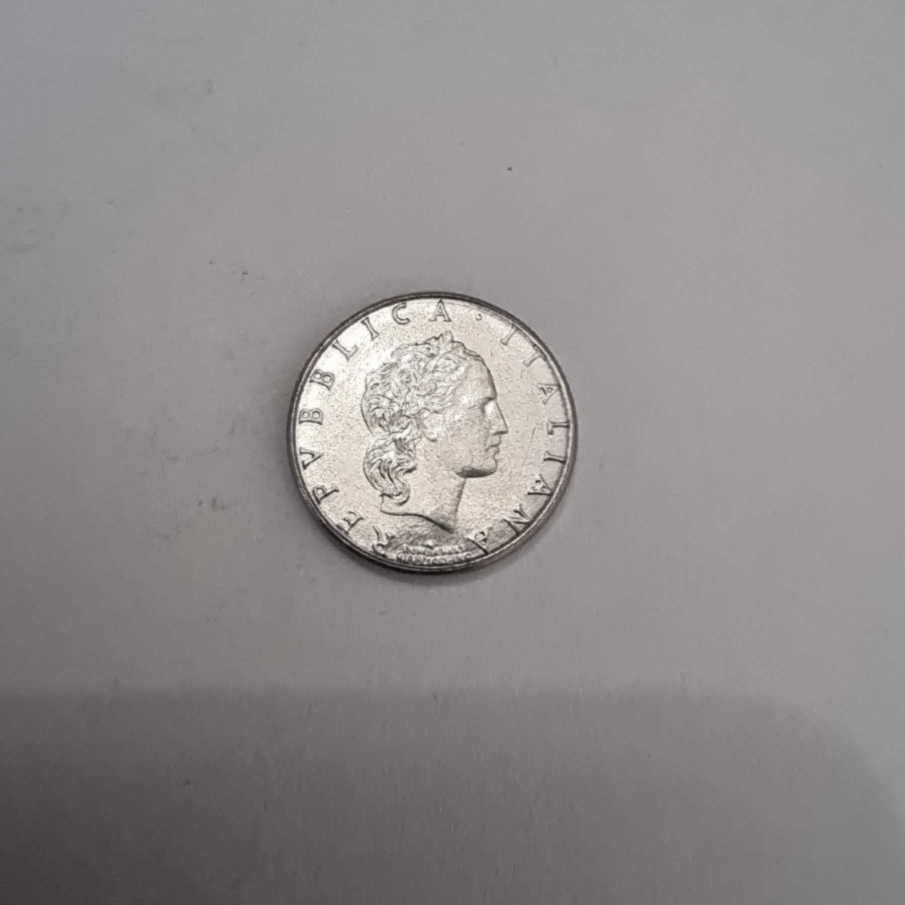 Anverso de 50 Lire, 1992 R, Italia · República