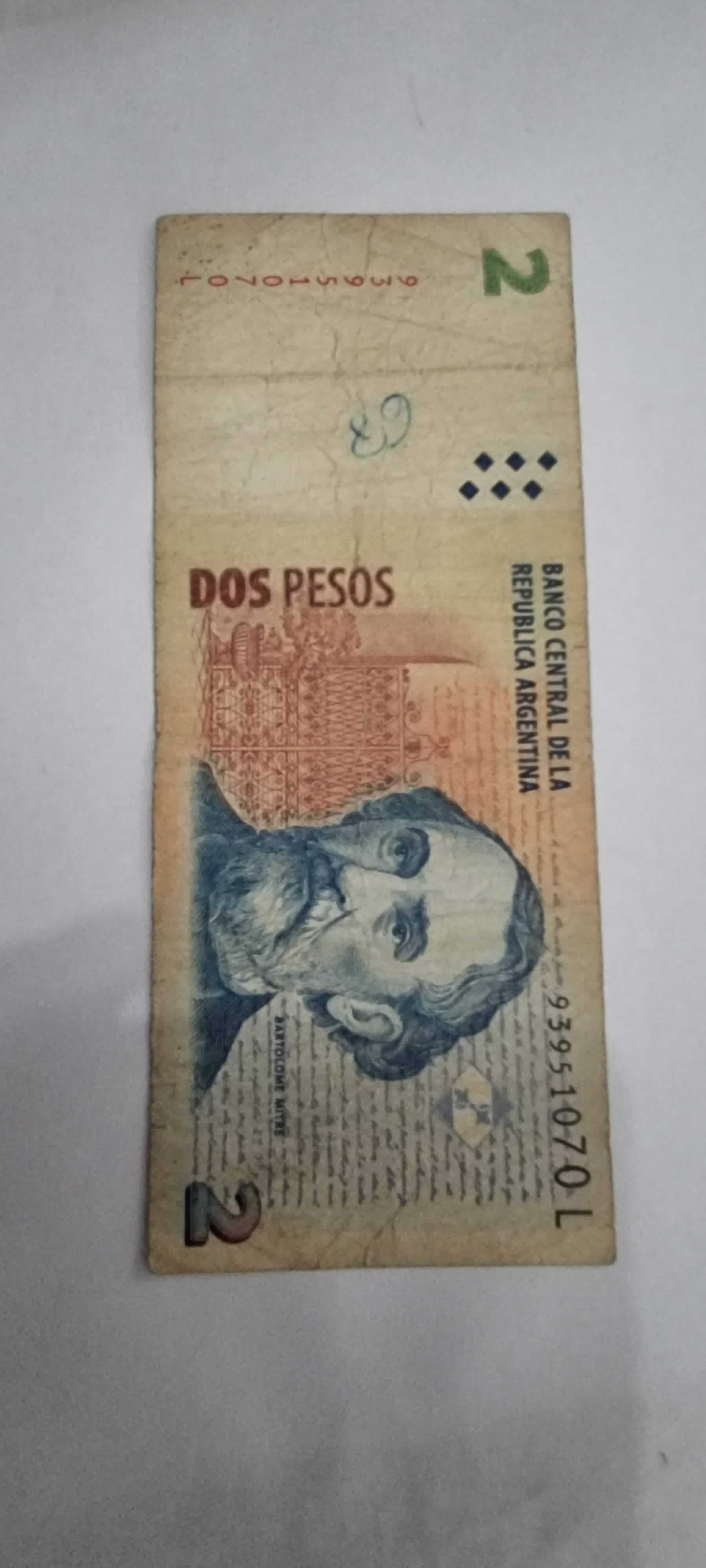 Anverso de 2 Pesos, ND (2002)