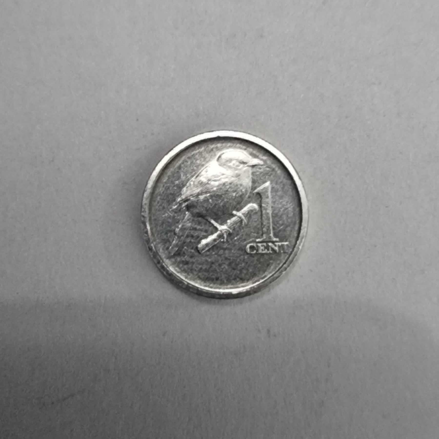 Reverso de 1 Cent, 2017