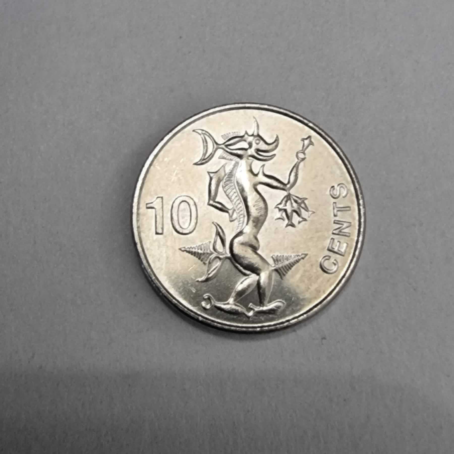 Reverso de 10 Cents, 2012