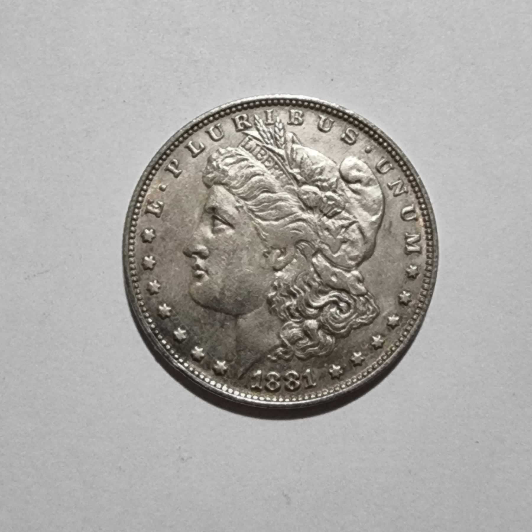Anverso de 1 Dollar, 1881, Estados Unidos