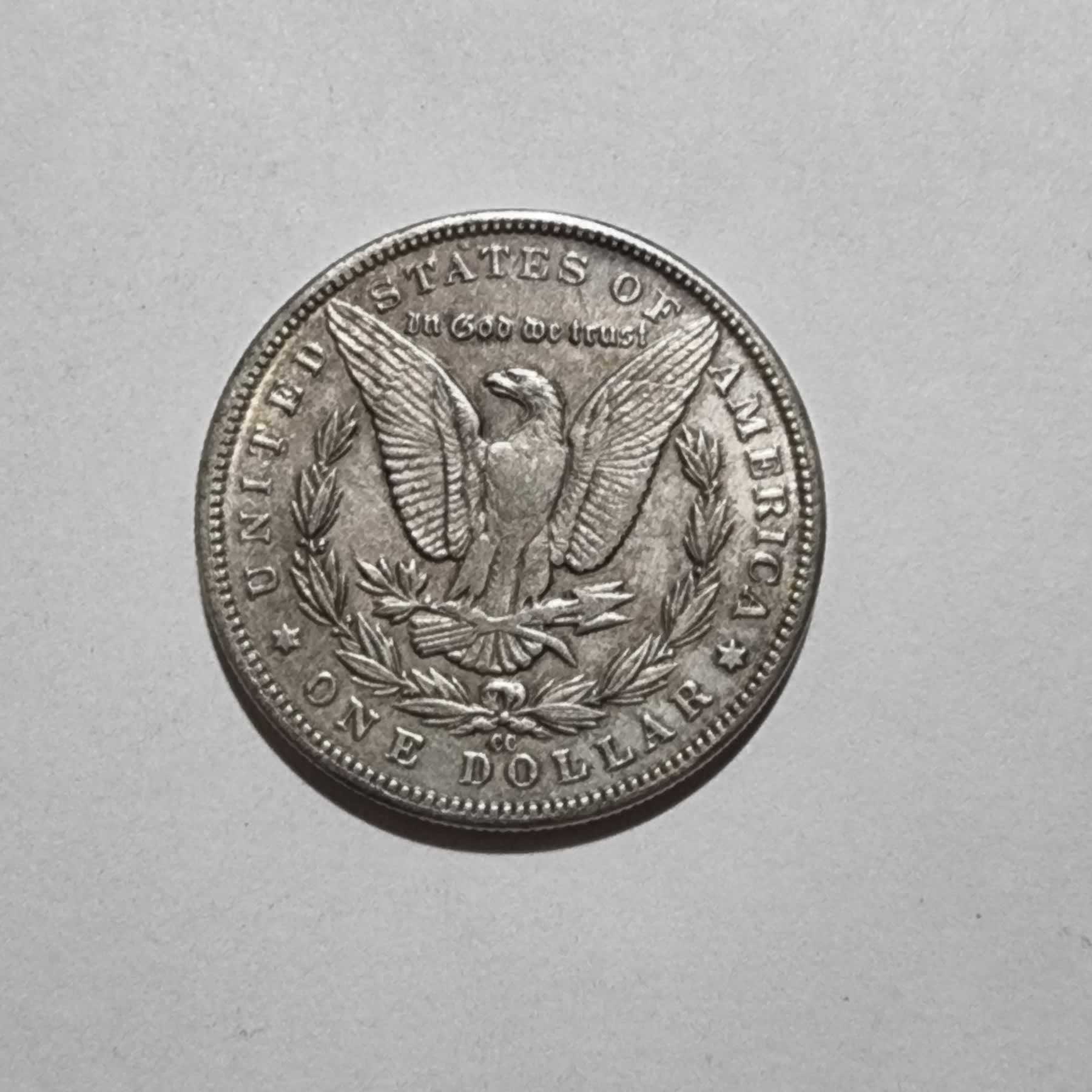 Reverso de 1 Dollar, 1881, Estados Unidos
