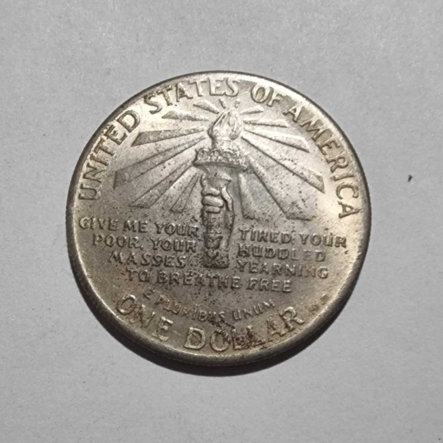 Reverso de 1 Dólar, 1986 P