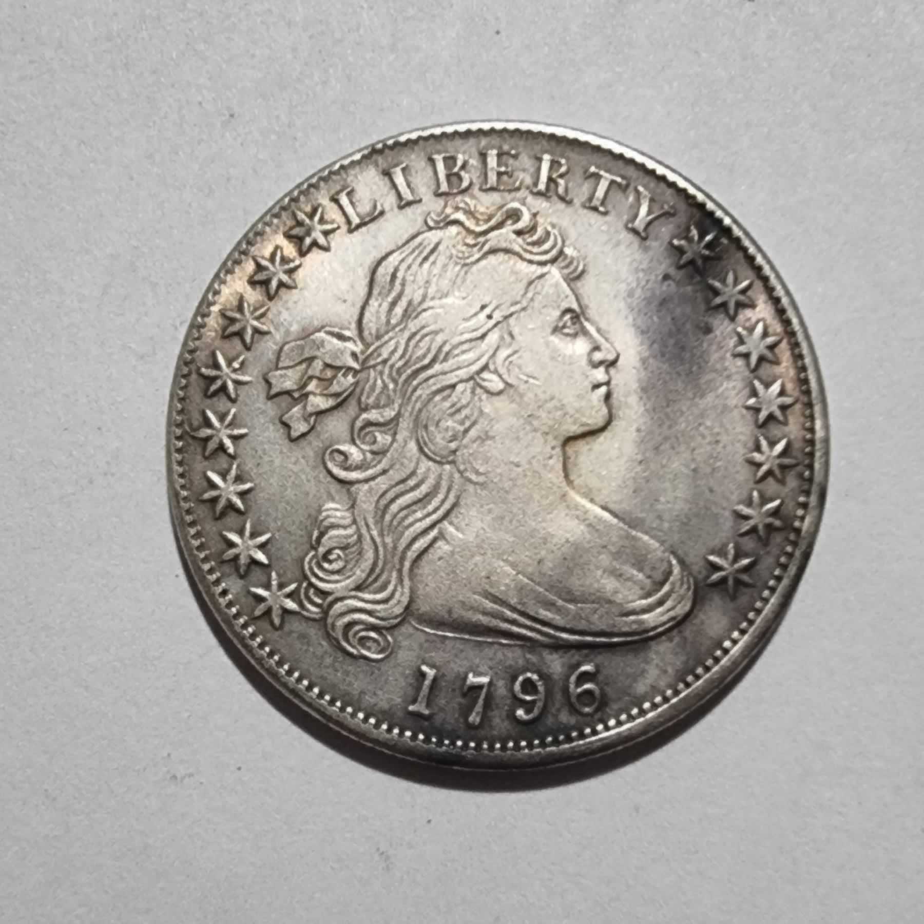 Anverso de 1/2 Dime, 1796, Estados Unidos