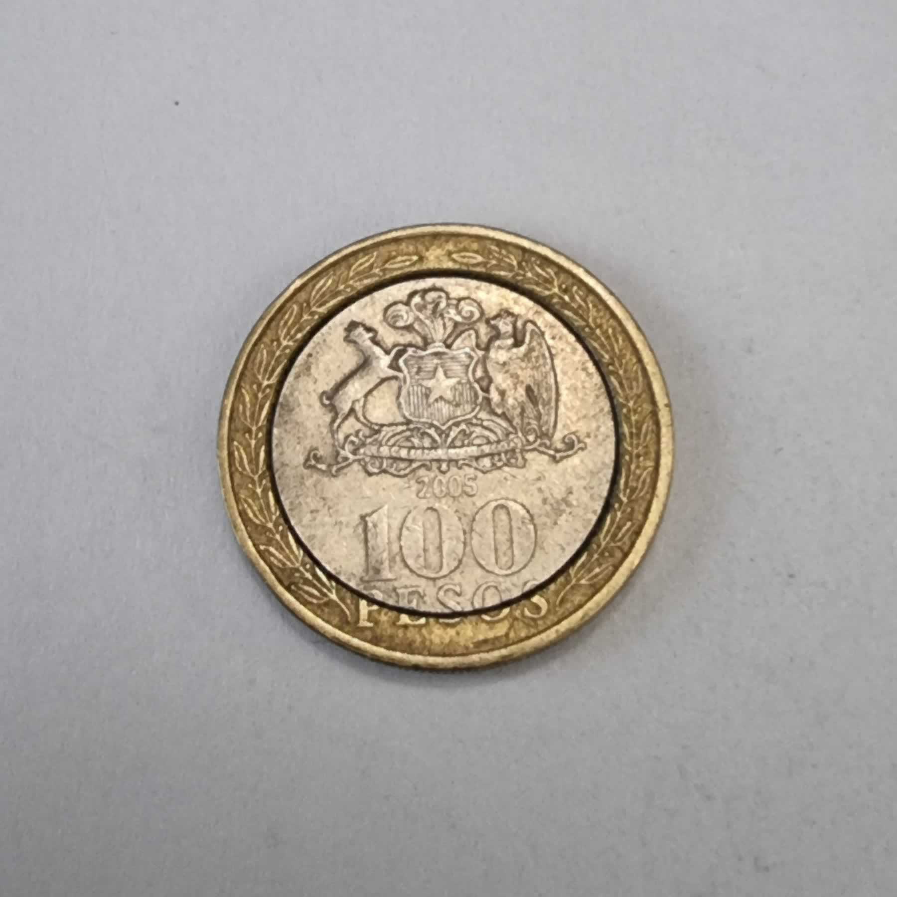 Reverso de 100 Pesos, 2005