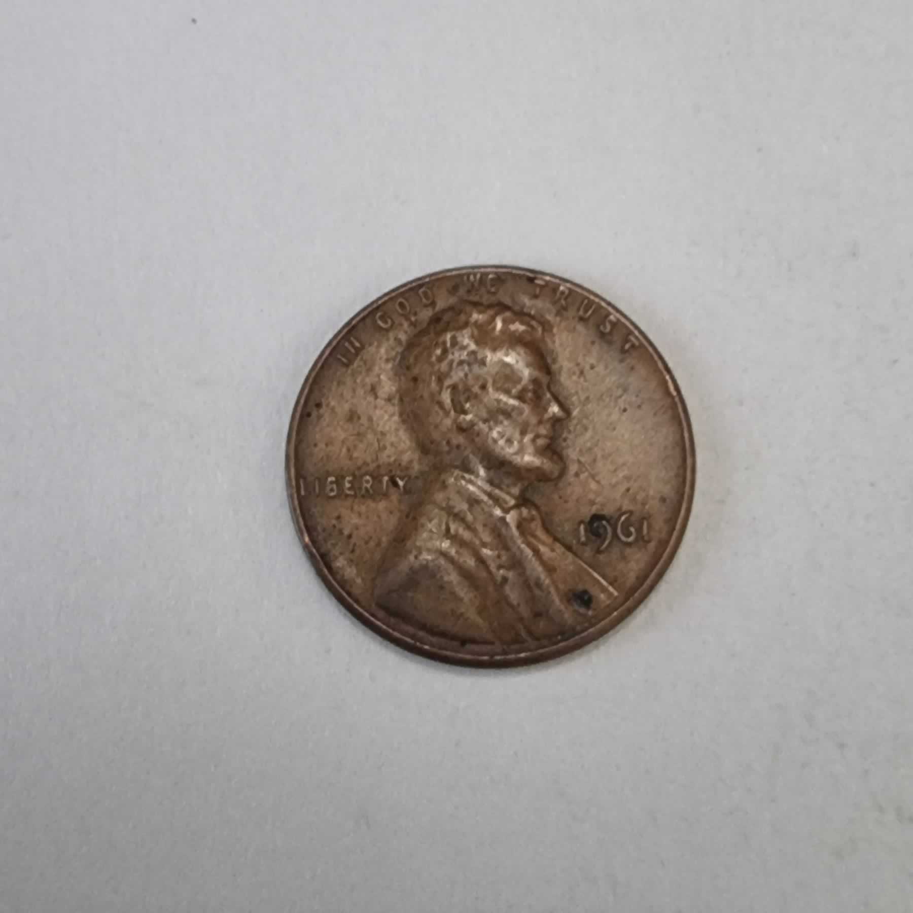 Anverso de 1 Cent, 1961, Estados Unidos