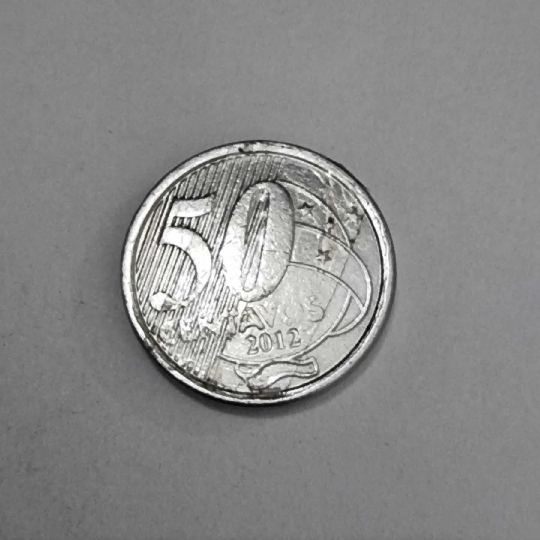Reverso de 50 Centavos, 2012