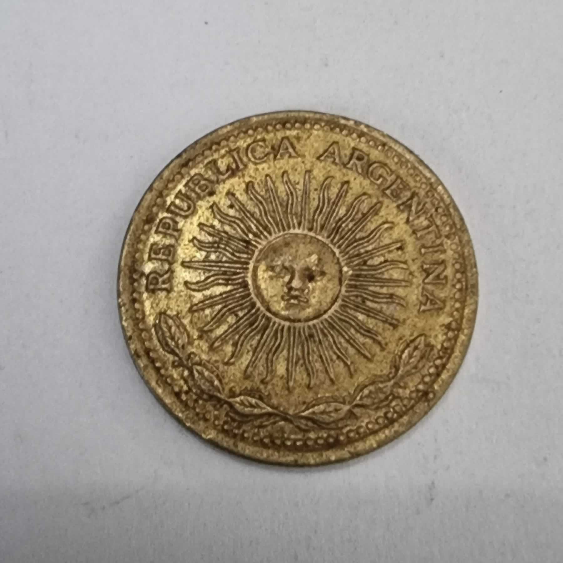 Anverso de 10 Pesos, 1976, Argentina