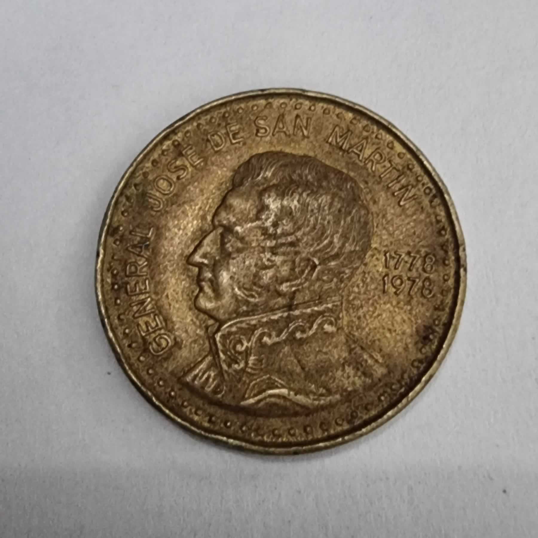Anverso de 100 Pesos, 1978, Argentina