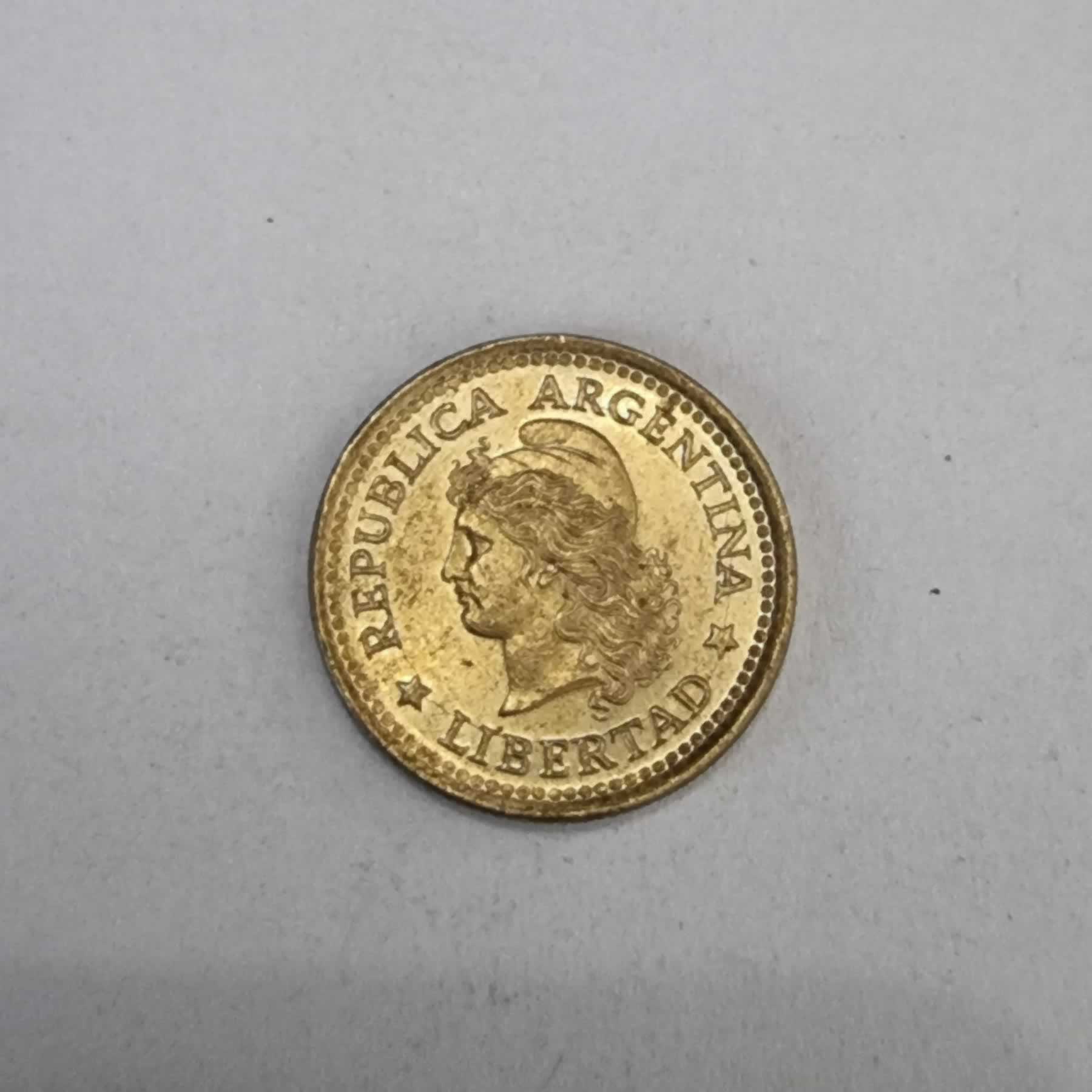 Anverso de 20 Centavos, 1974, Argentina