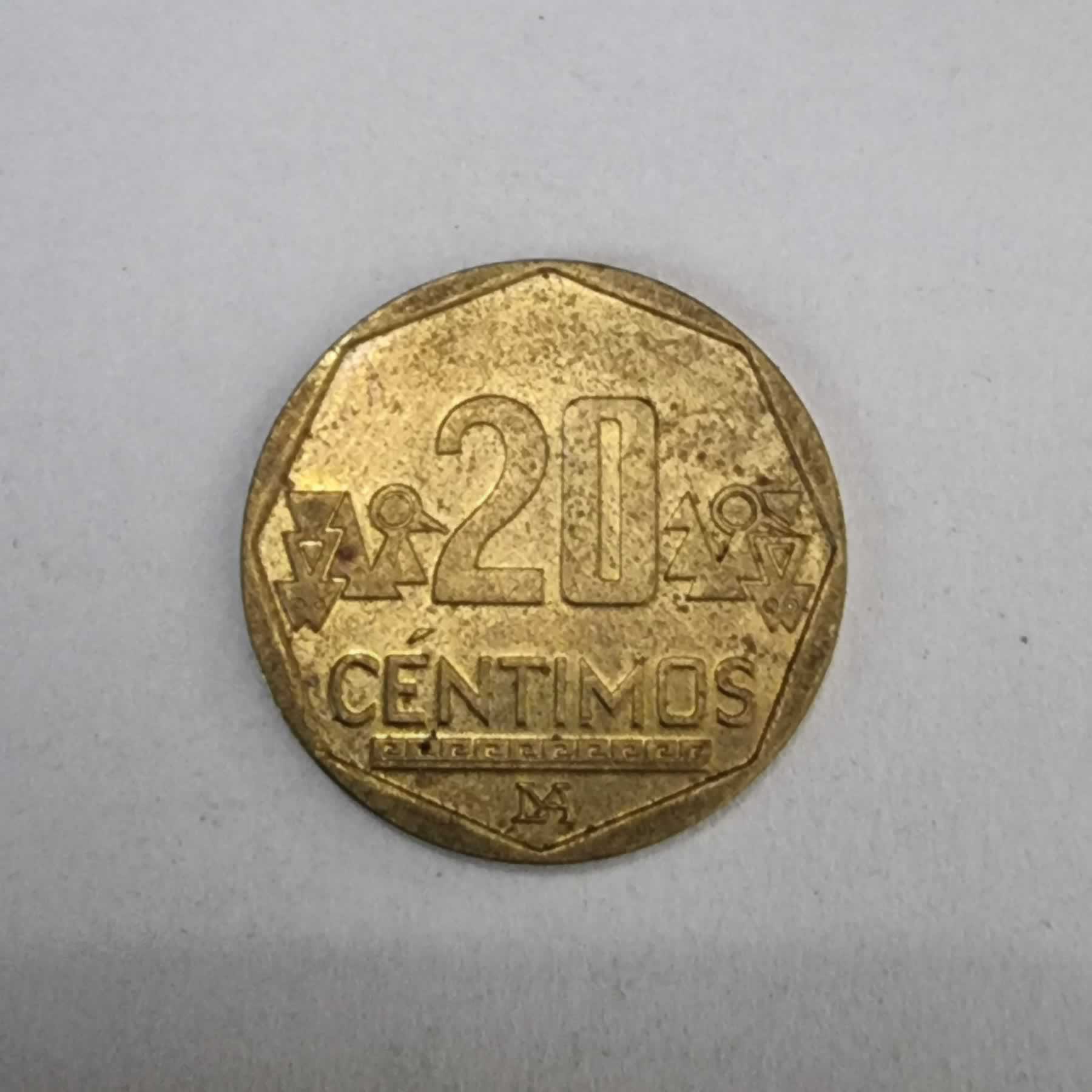 Reverso de 20 Centimos, 2018 LIMA