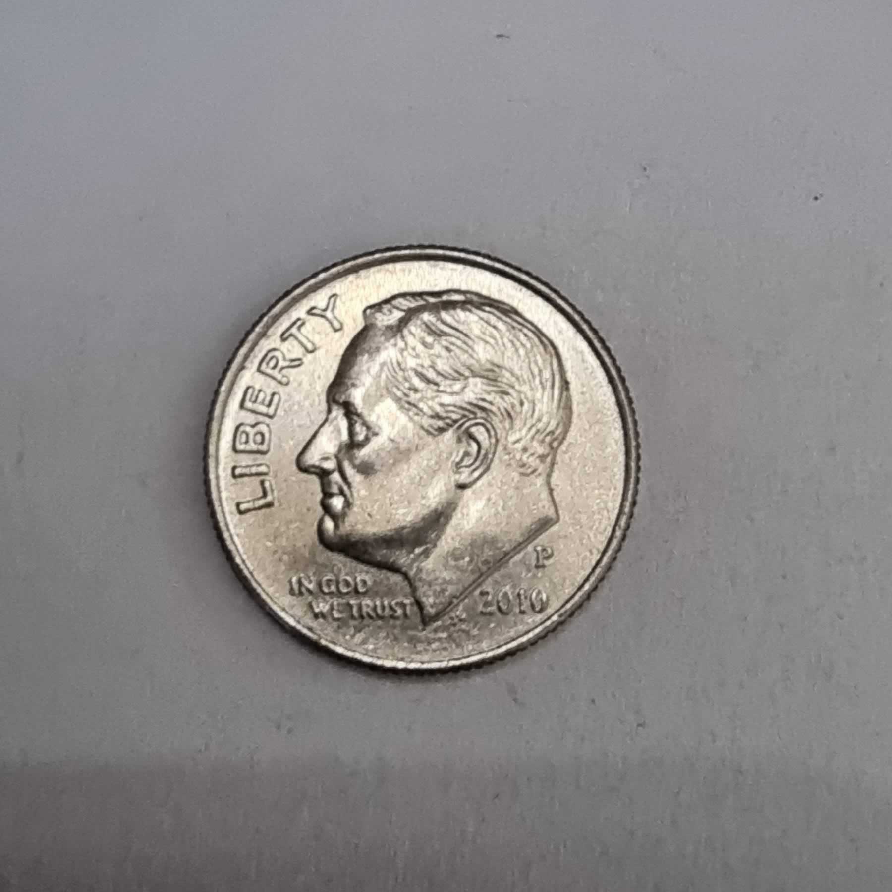 Anverso de 1 Dime, 2010 P