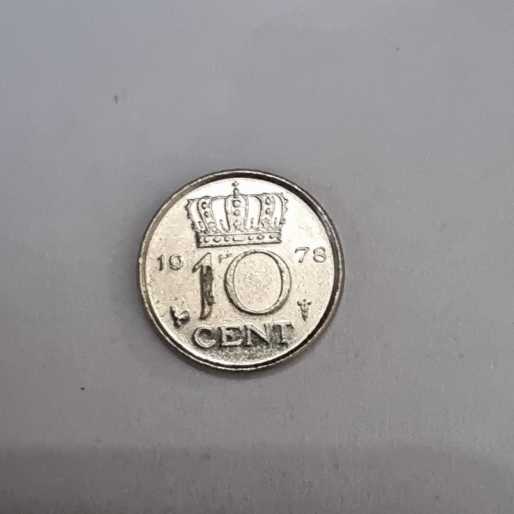 Reverso de 10 Cents, 1978