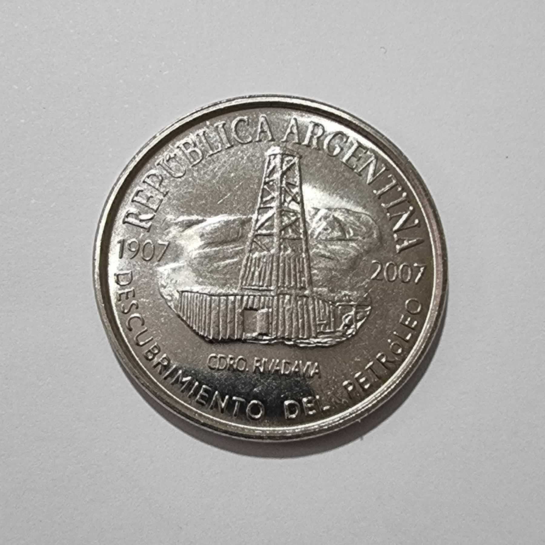 Anverso de 2 Pesos, 2007