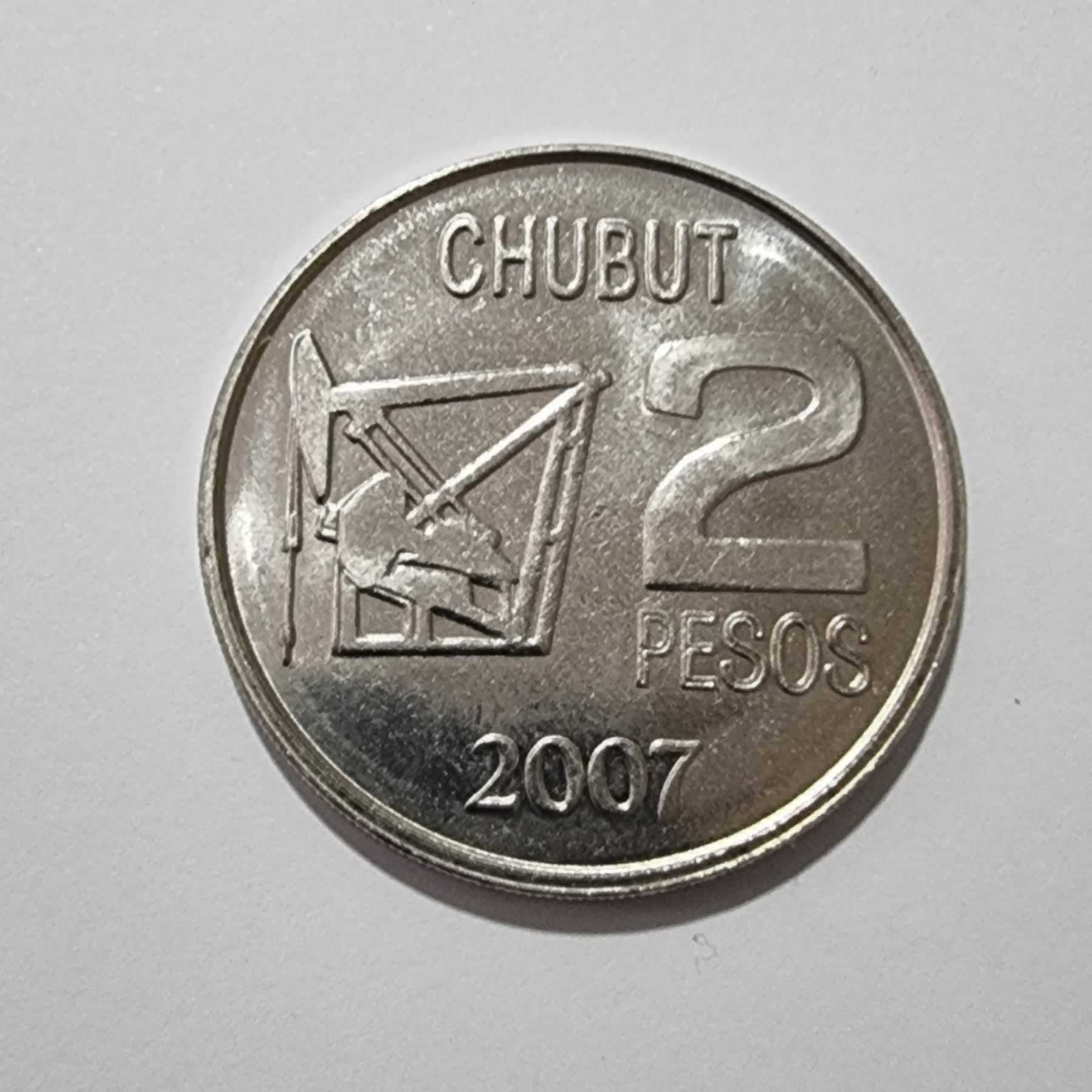 Reverso de 2 Pesos, 2007, Argentina
