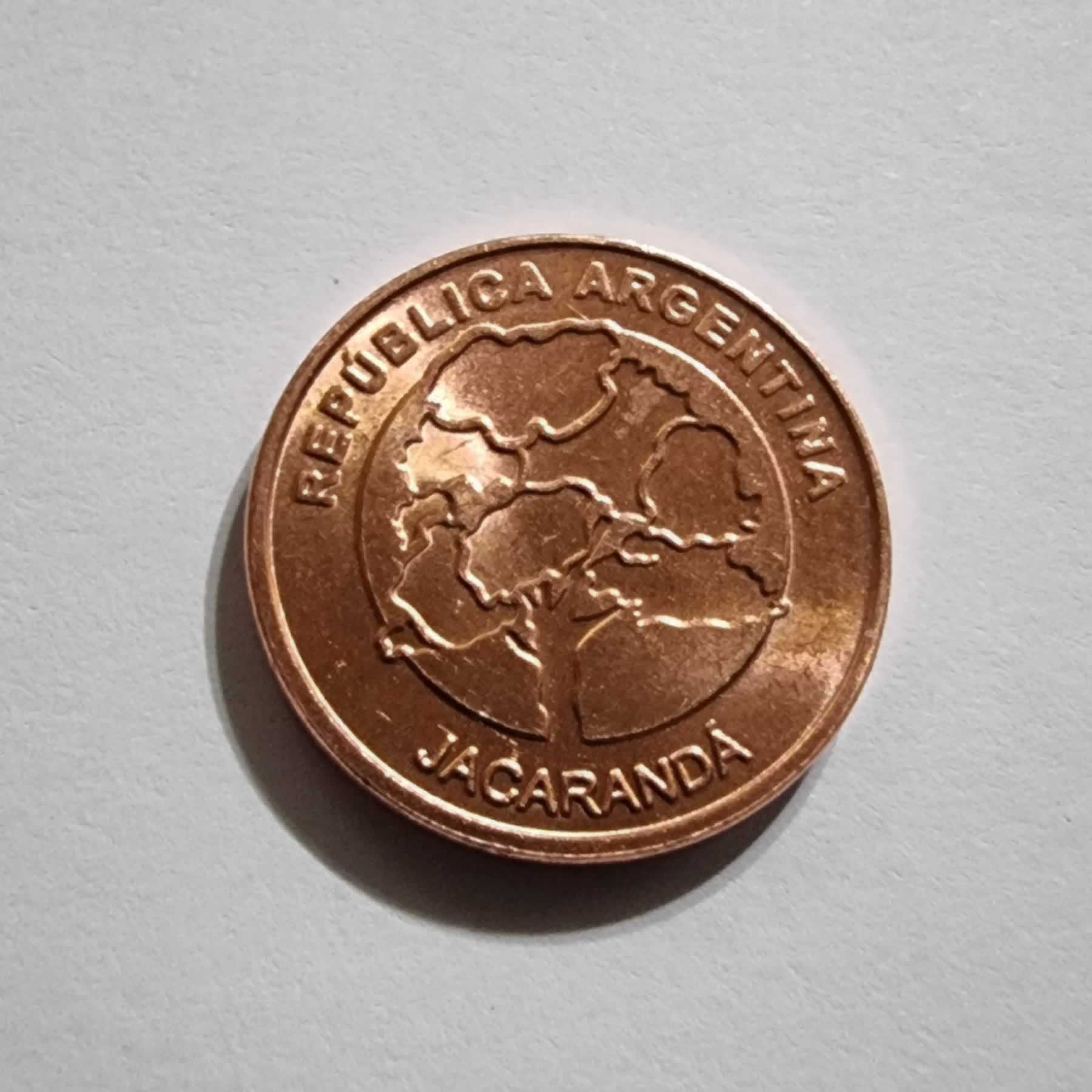 Anverso de 1 Peso, 2019, Argentina
