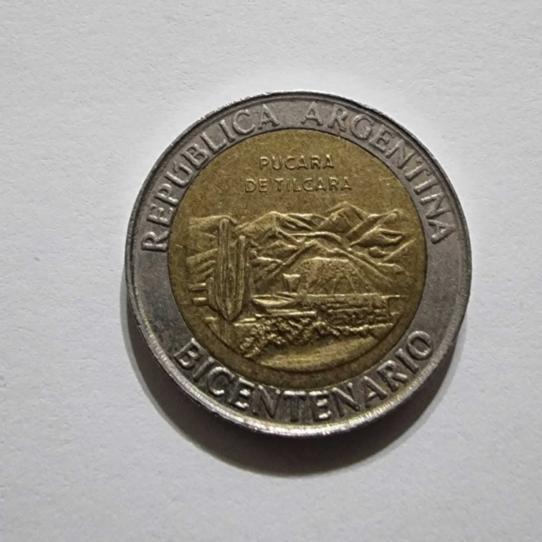 Anverso de 1 Peso, 2010, Argentina