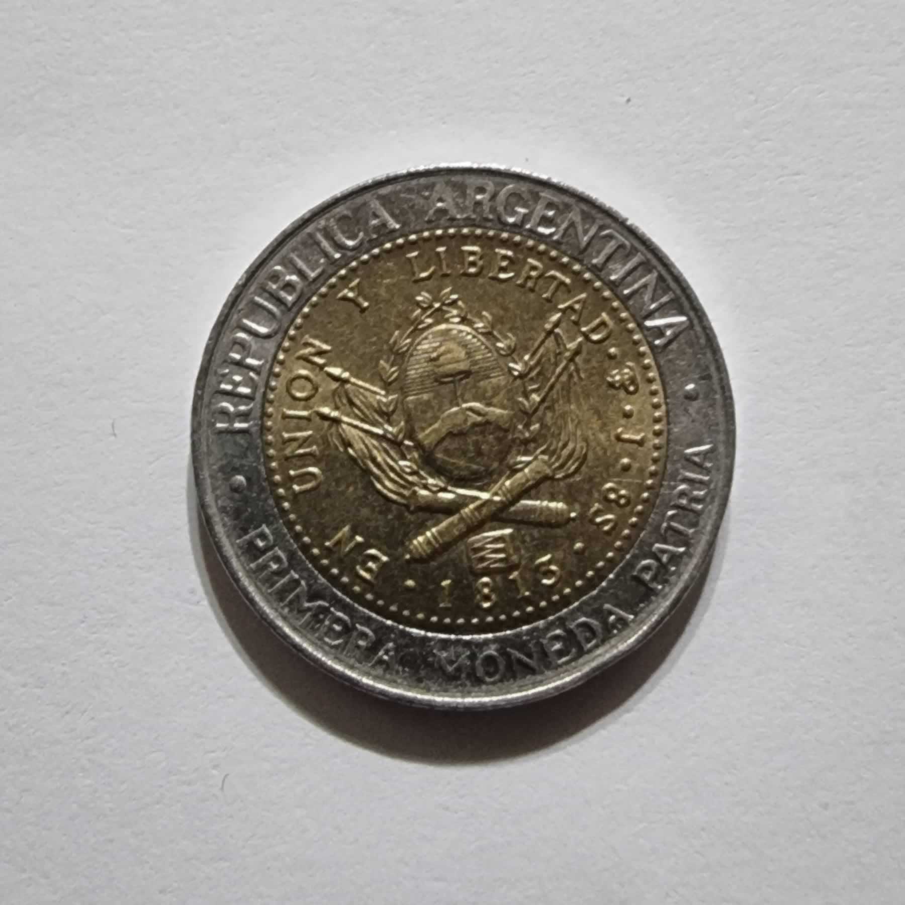 Reverso de 1 Peso, 2013