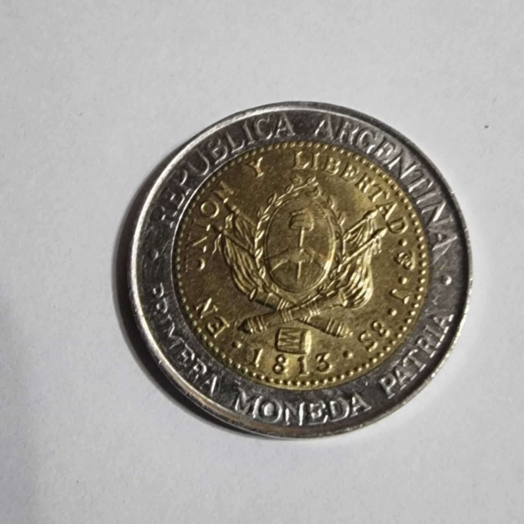 Reverso de 1 Peso, 2016