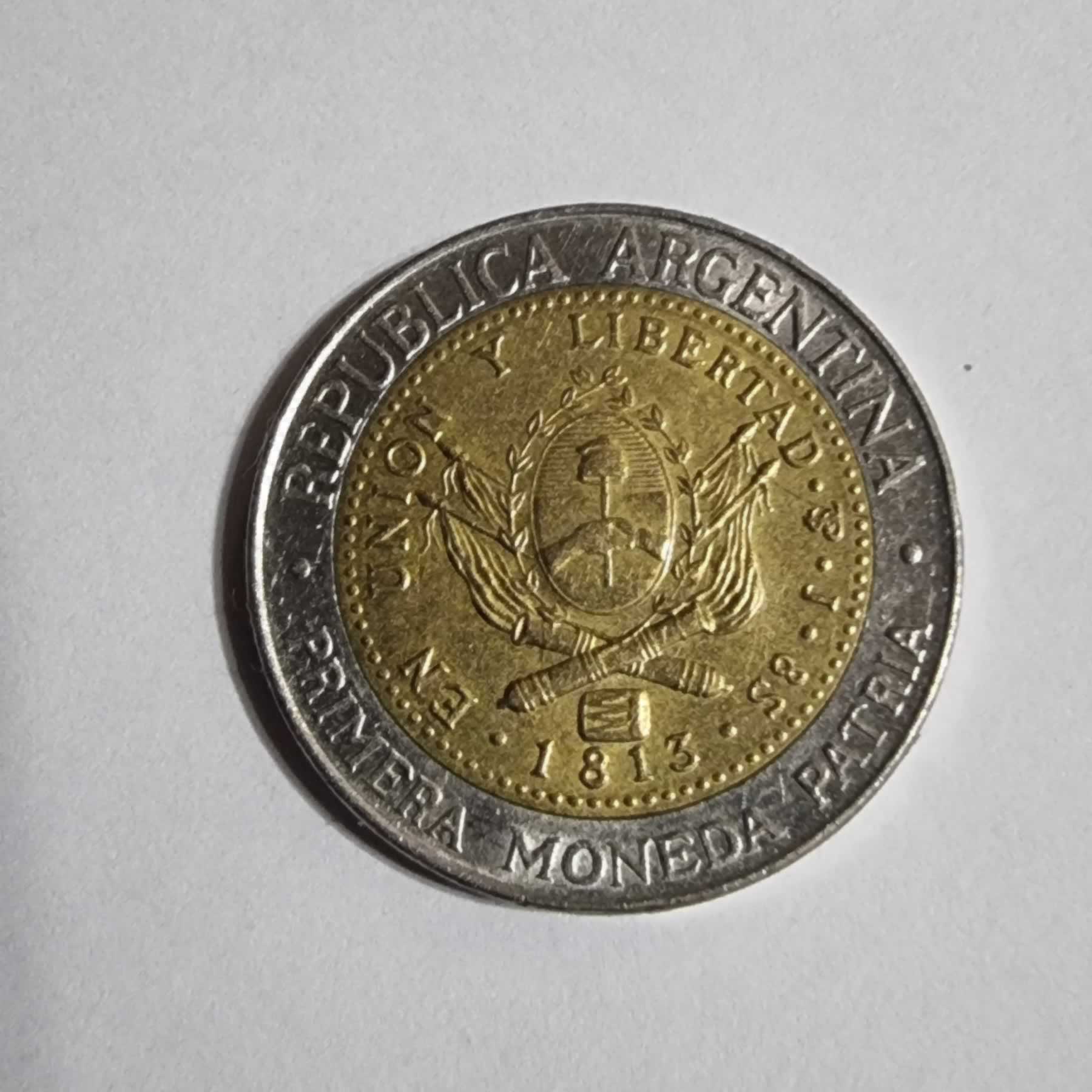 Reverso de 1 Peso, 2008