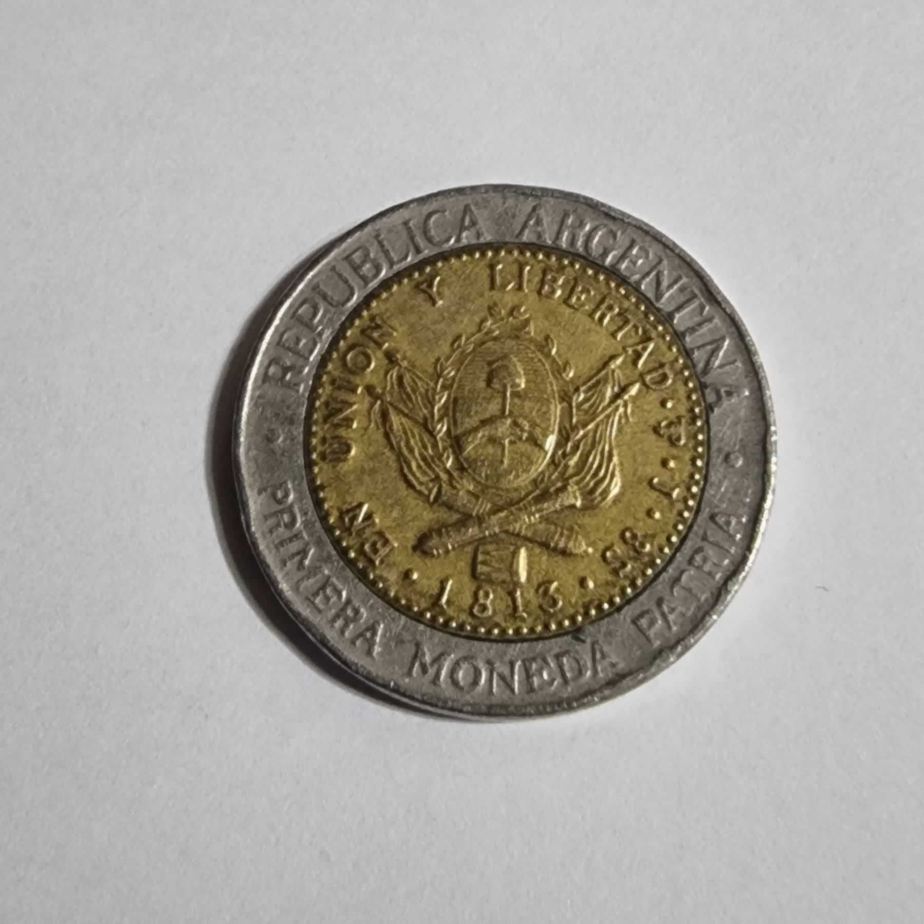 Reverso de 1 Peso, 1996 A