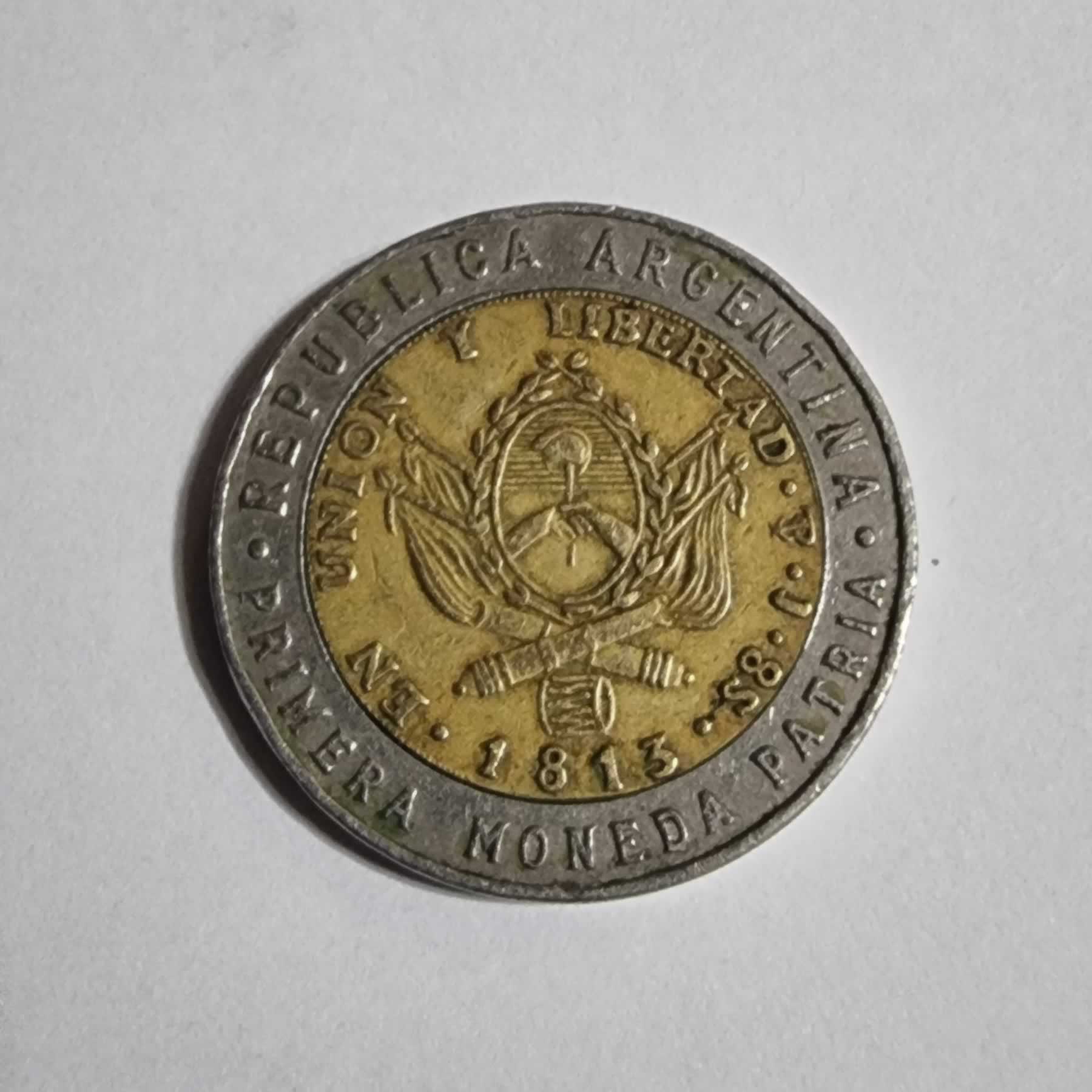 Reverso de 1 Peso, 1995 A