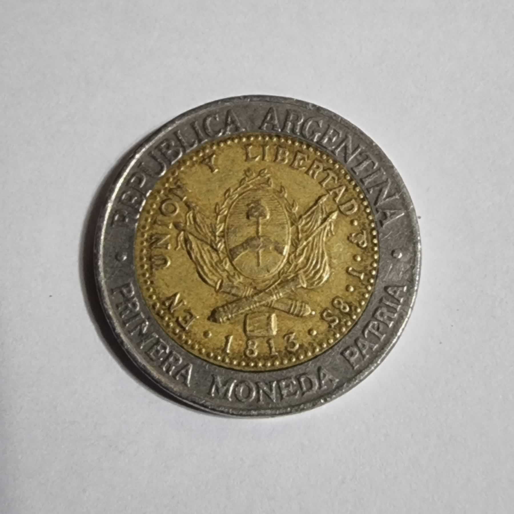 Reverso de 1 Peso, 1994 A