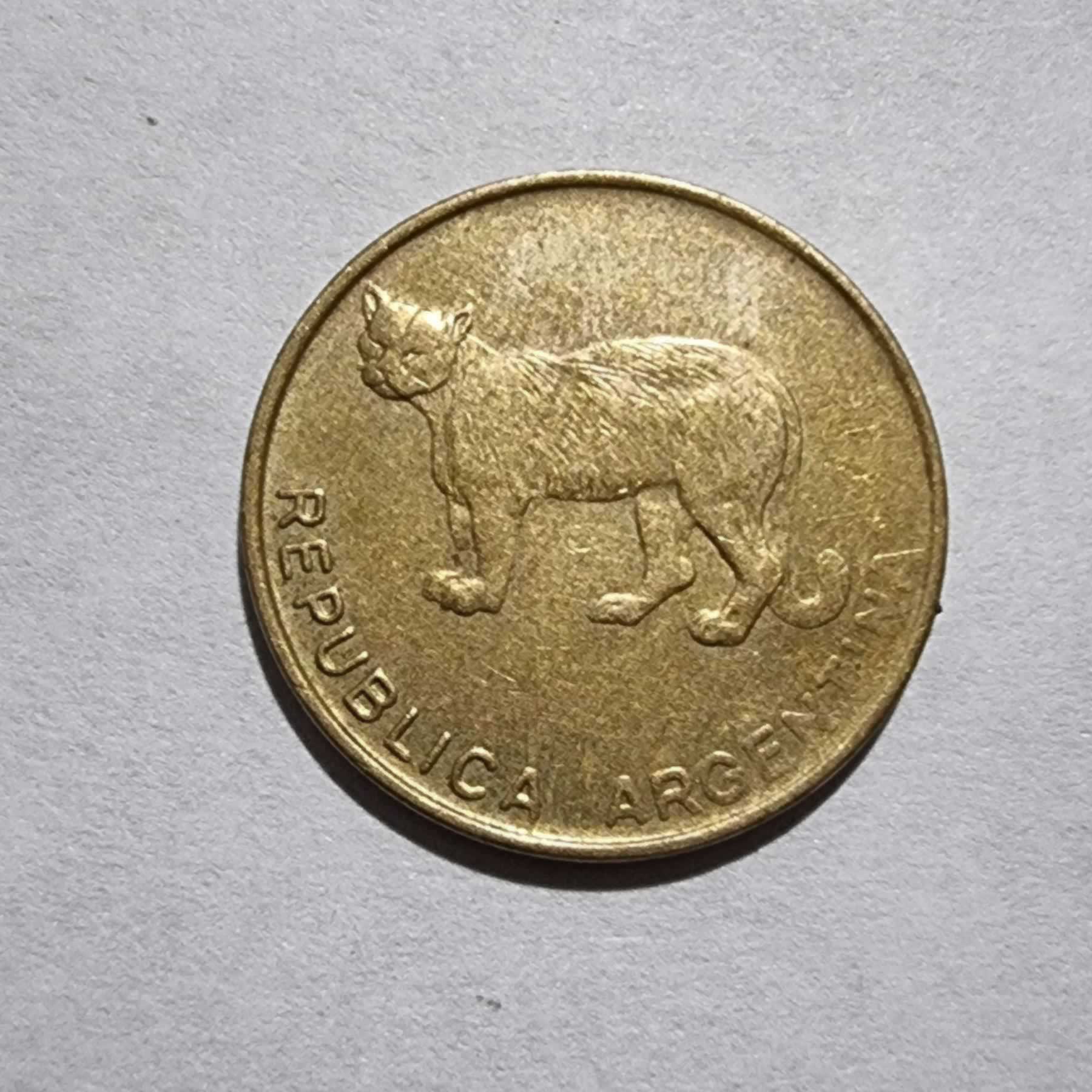 Anverso de 5 Centavos, 1987, Argentina