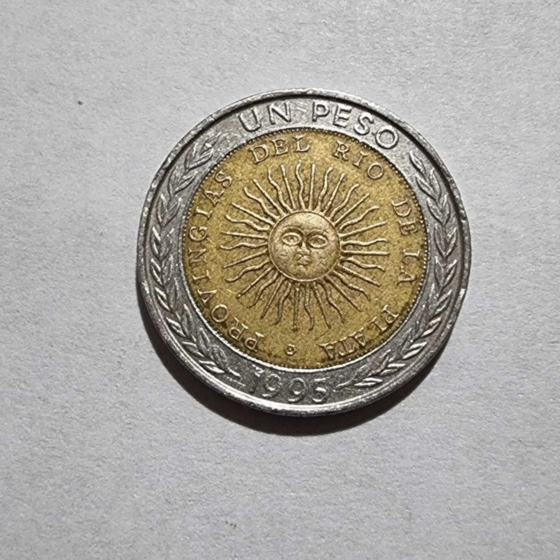 Anverso de 1 Peso, 1995 B