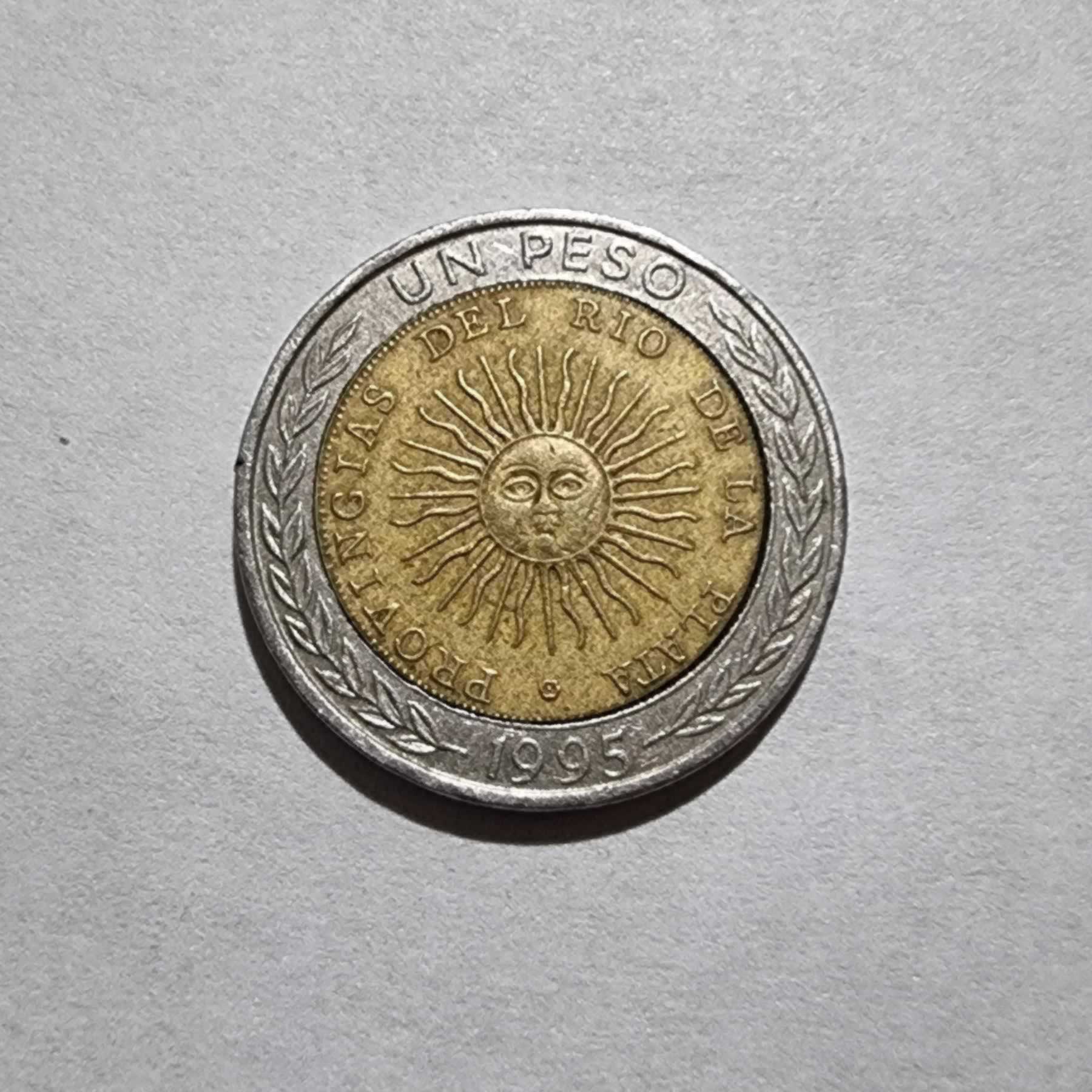 Anverso de 1 Peso, 1995 B