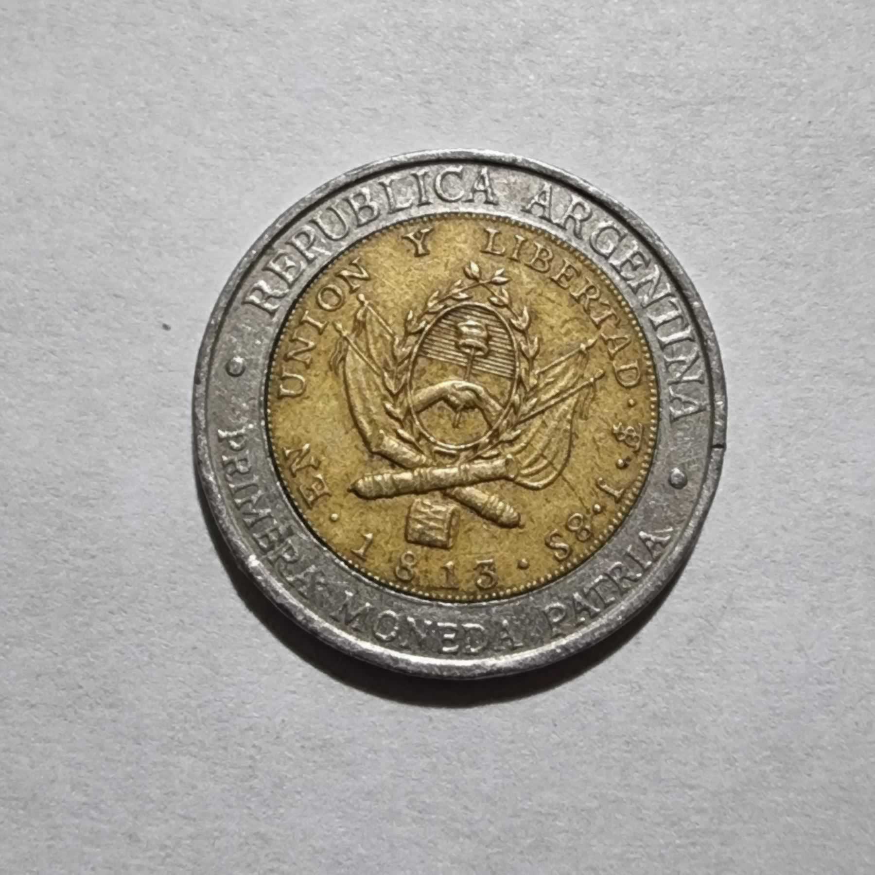 Reverso de 1 Peso, 1995 B