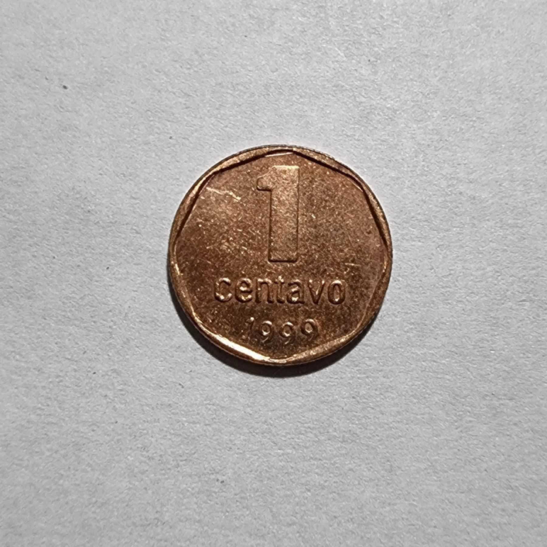 Reverso de 1 Centavo, 1999