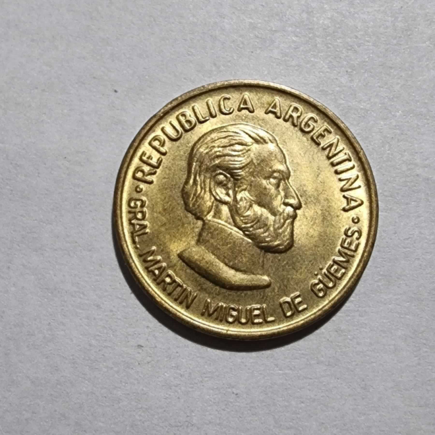 Anverso de 50 Centavos, 2000, Argentina