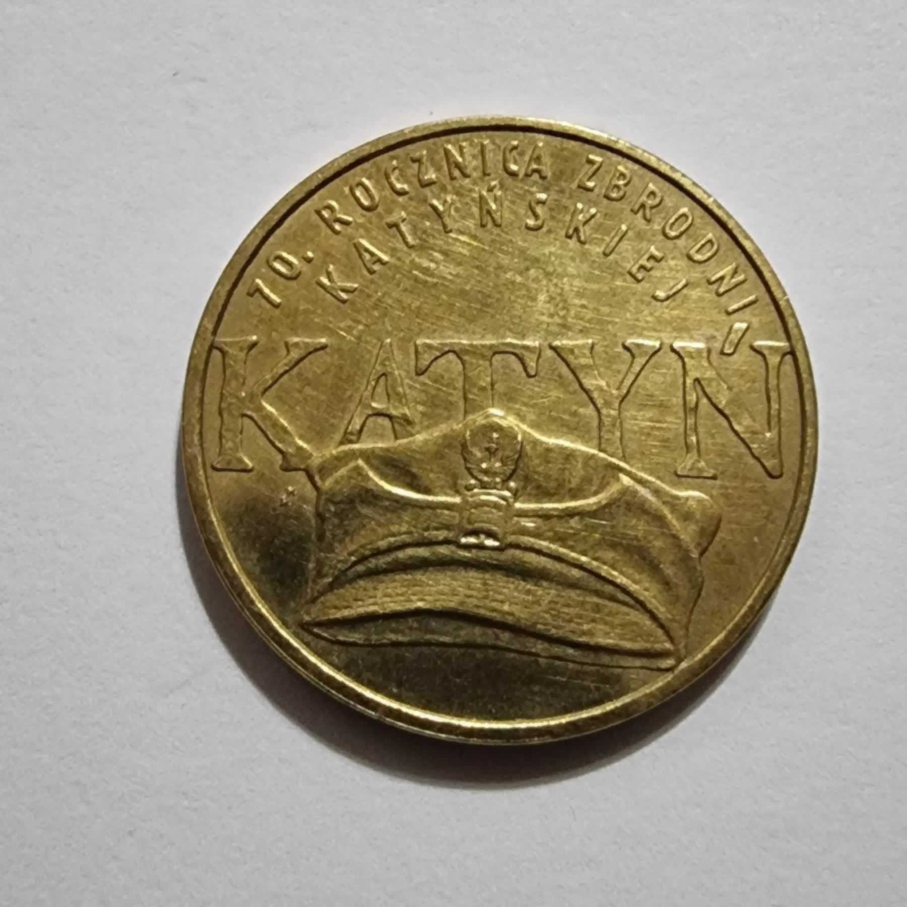 Anverso de 2 Zlote, 2010