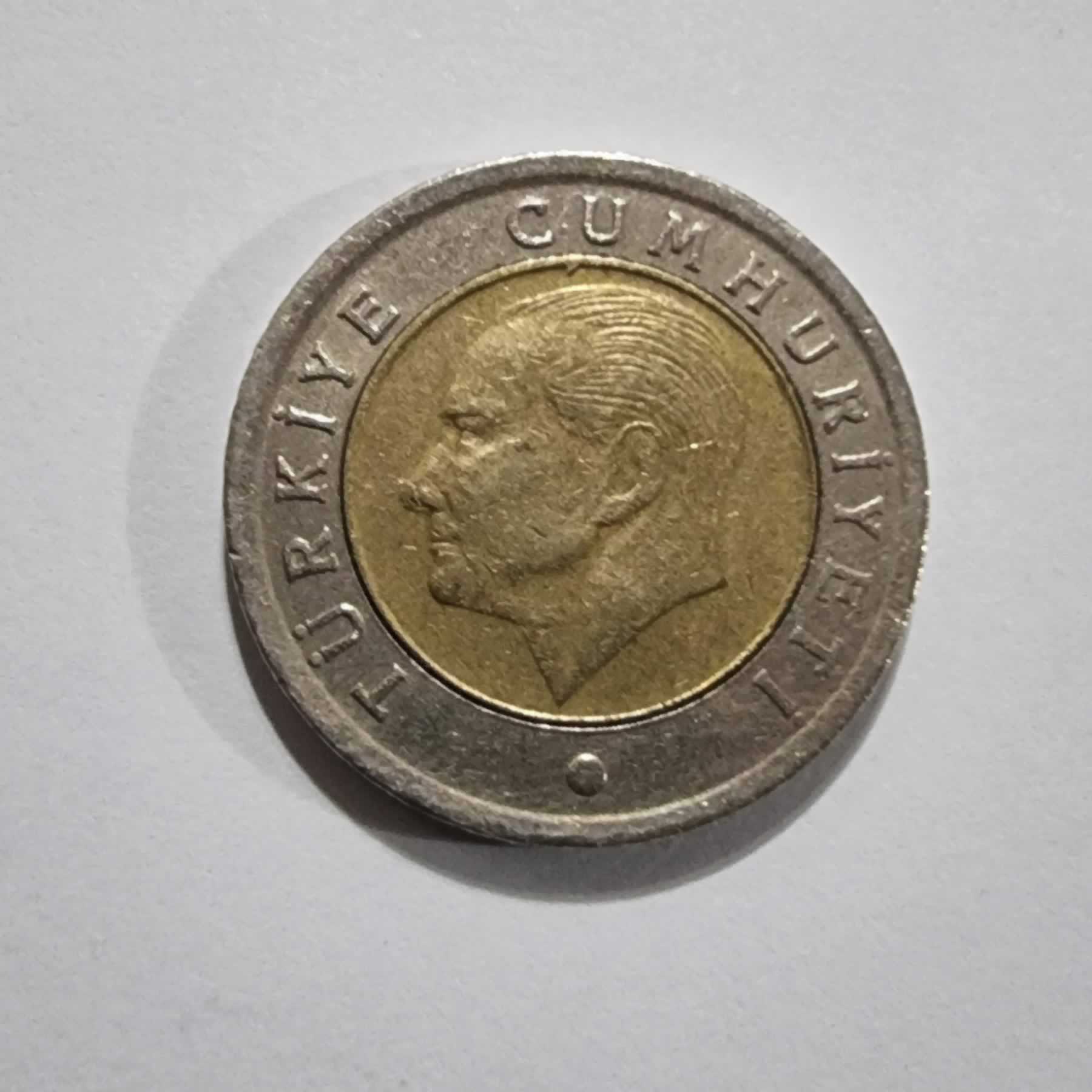 Anverso de 50 Kurus, 2014, Turquía