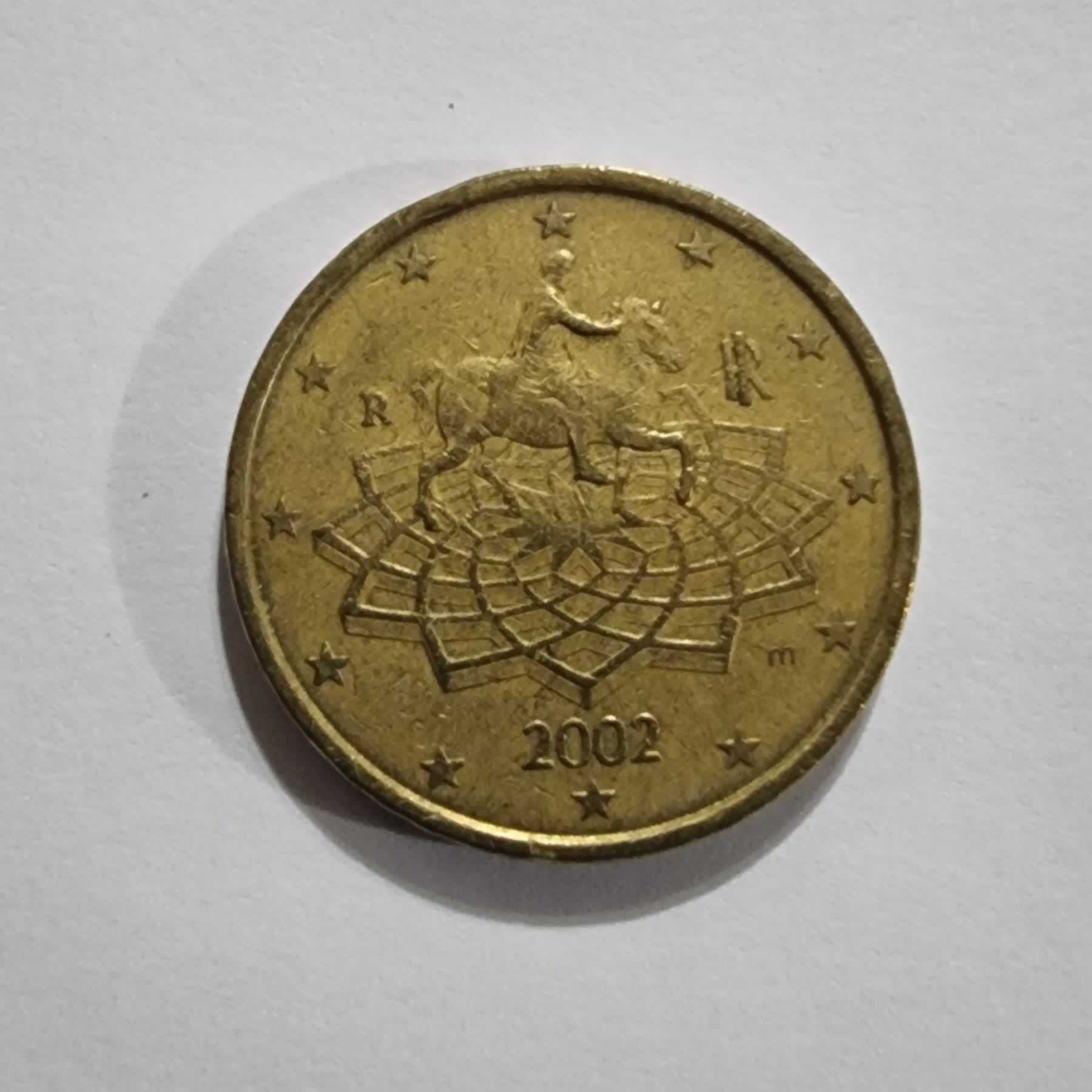 Anverso de 50 Cents, 2002 R