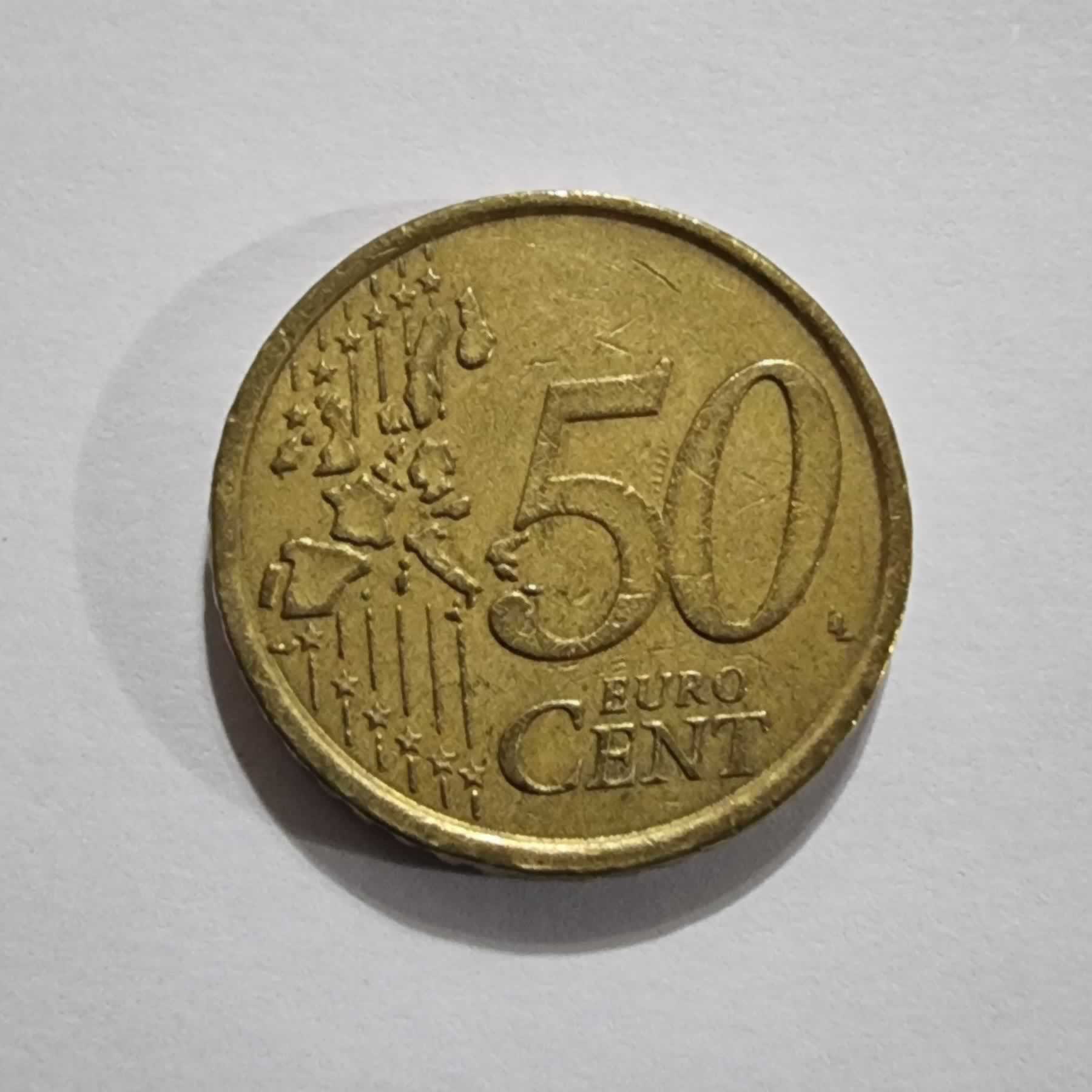 Reverso de 50 Cents, 2002 R