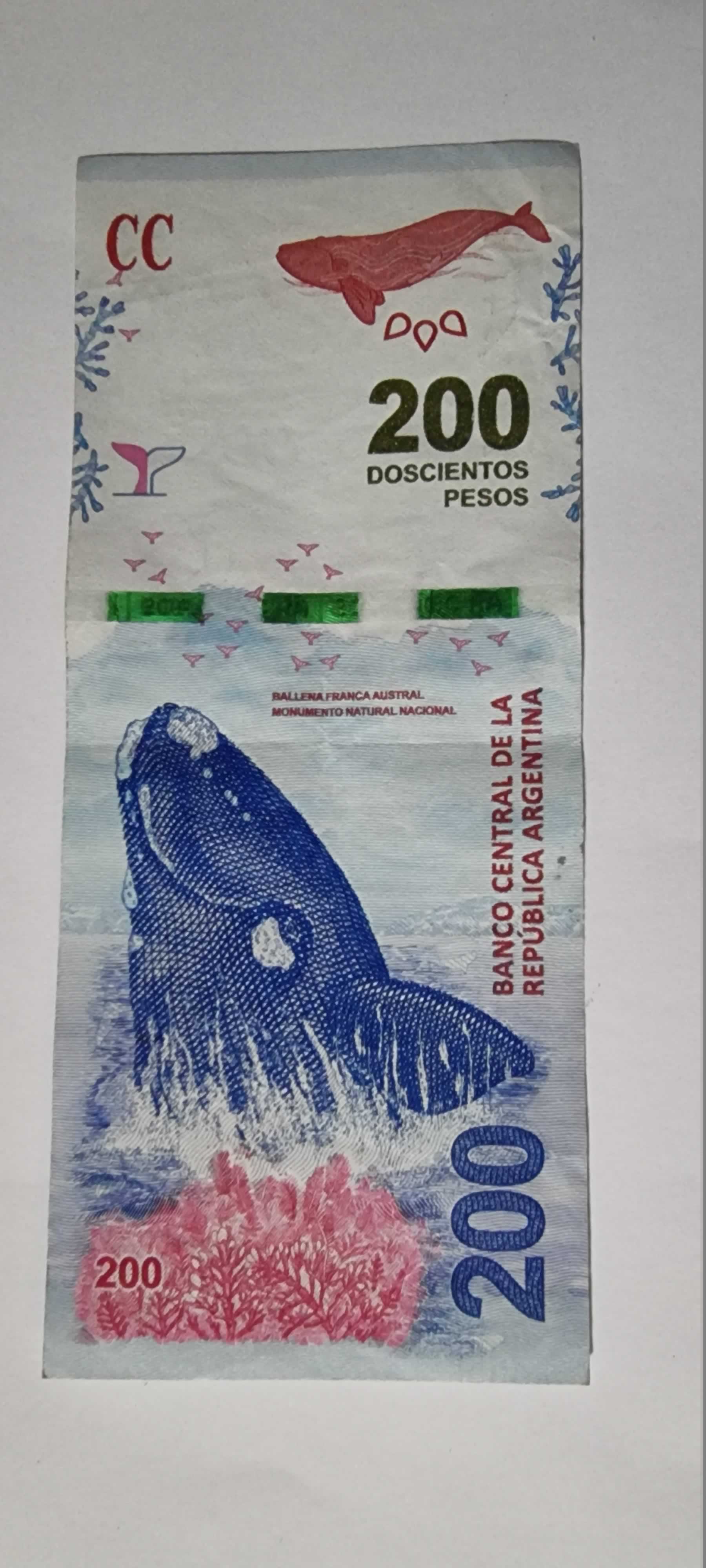 Anverso de 200 Pesos, ND (2016)